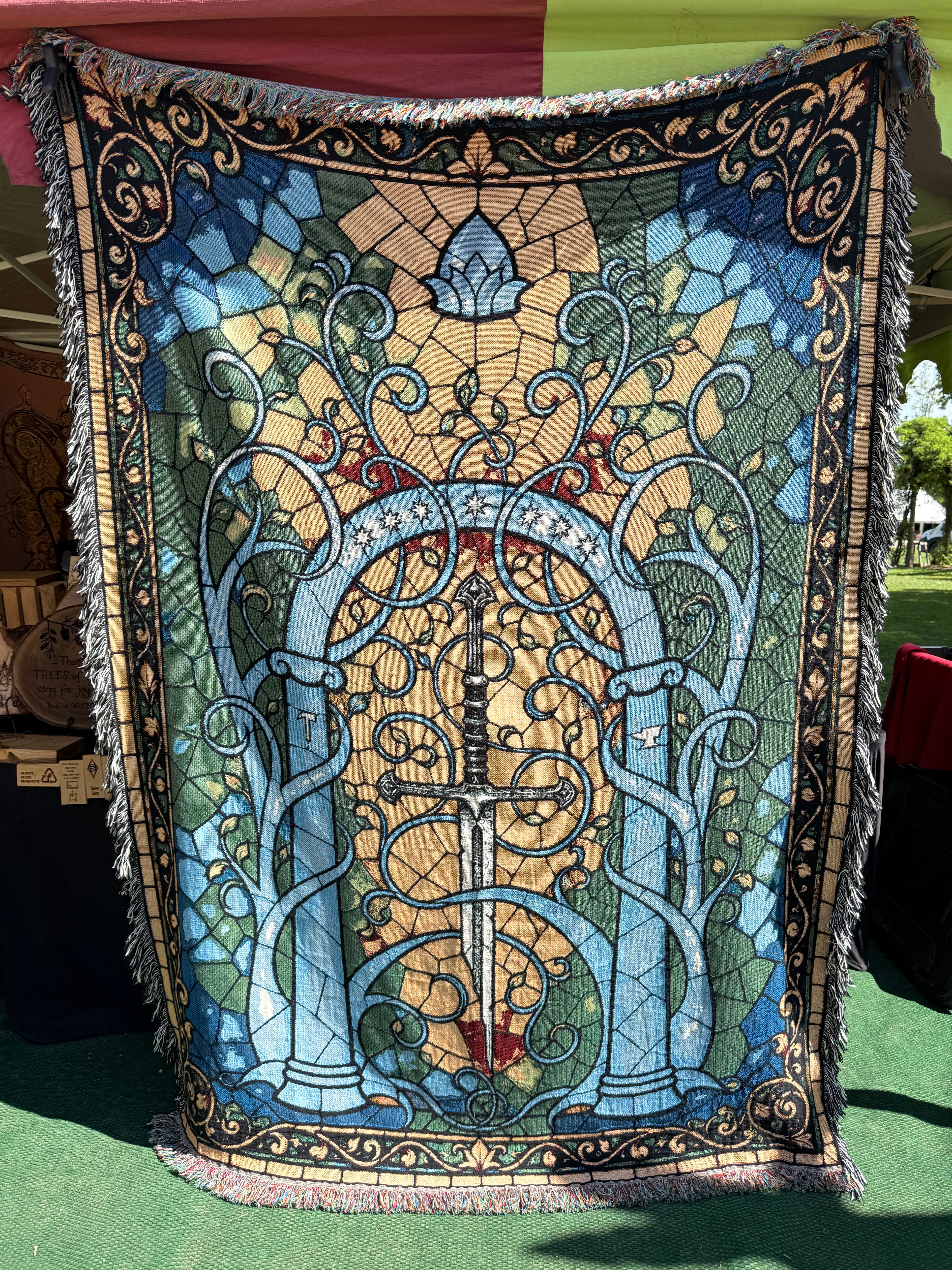 Speak Friend, and Enter In - Woven Blanket / Tapestry