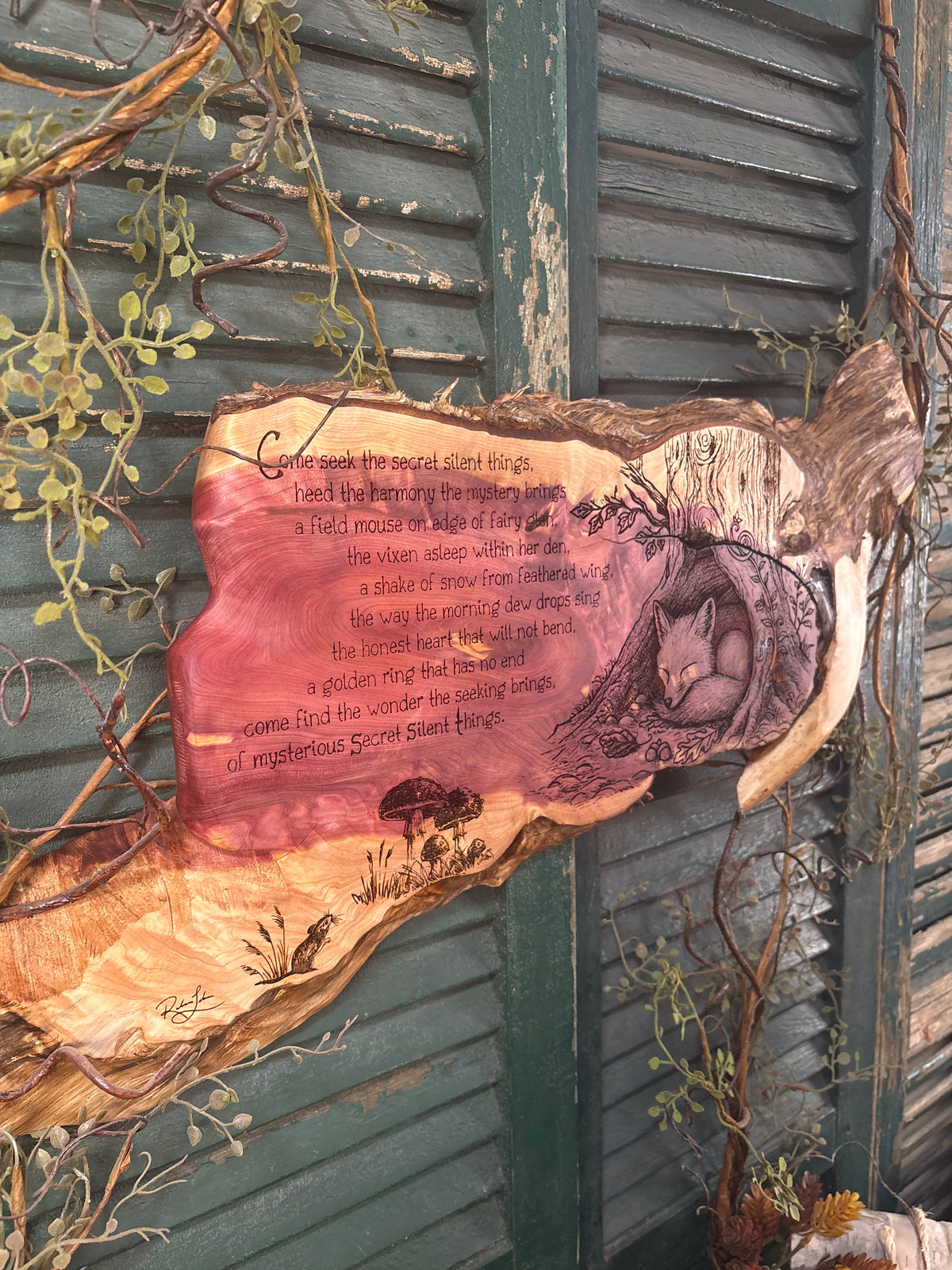 Secret Silent Things on Cedar