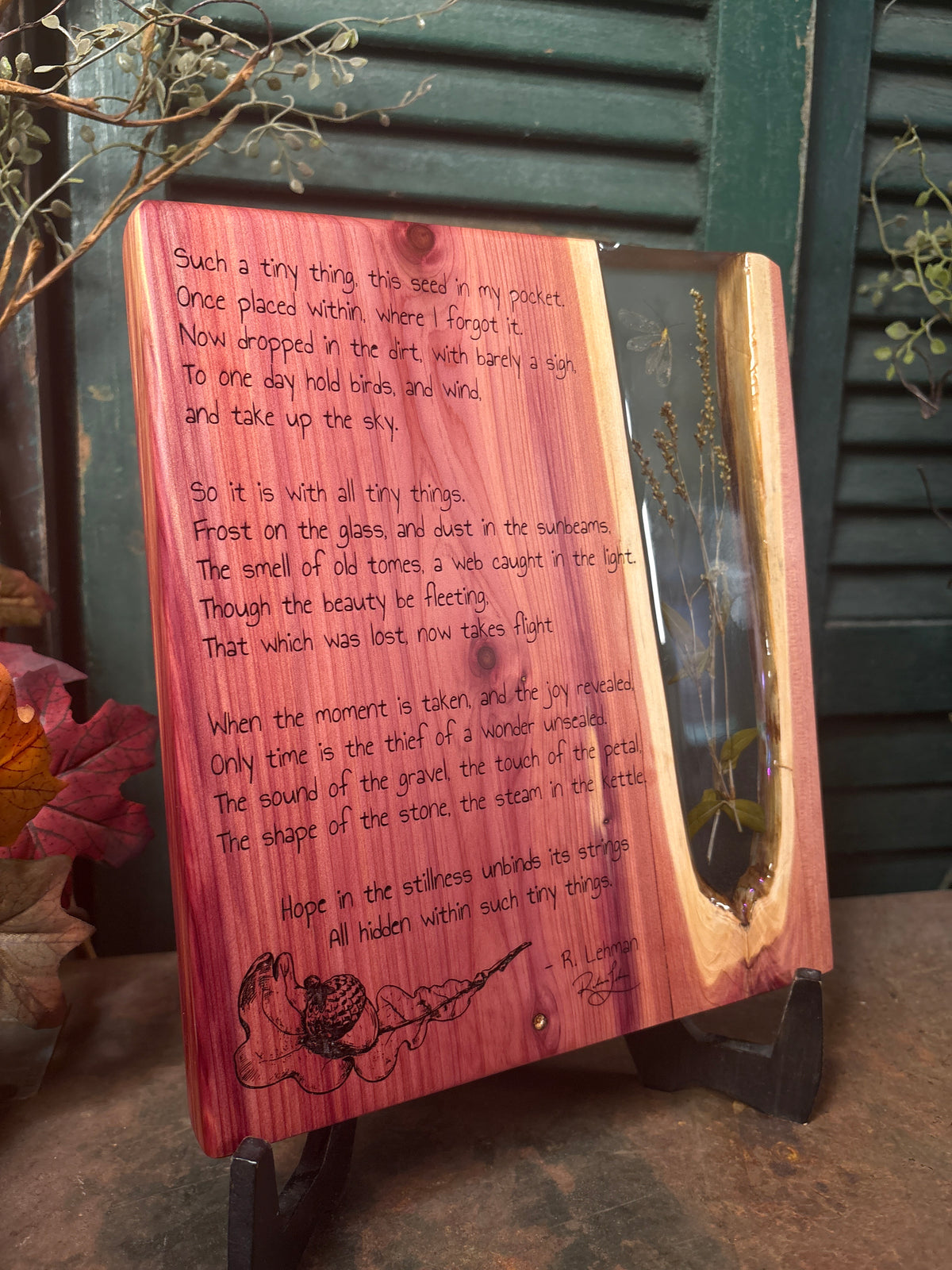 Such Tiny Things - Original Poem on Cedar