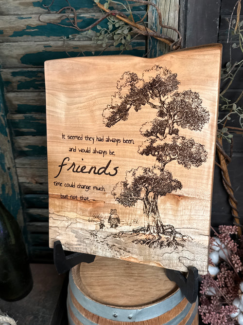 Always Friends - Winnie the Pooh on Maple