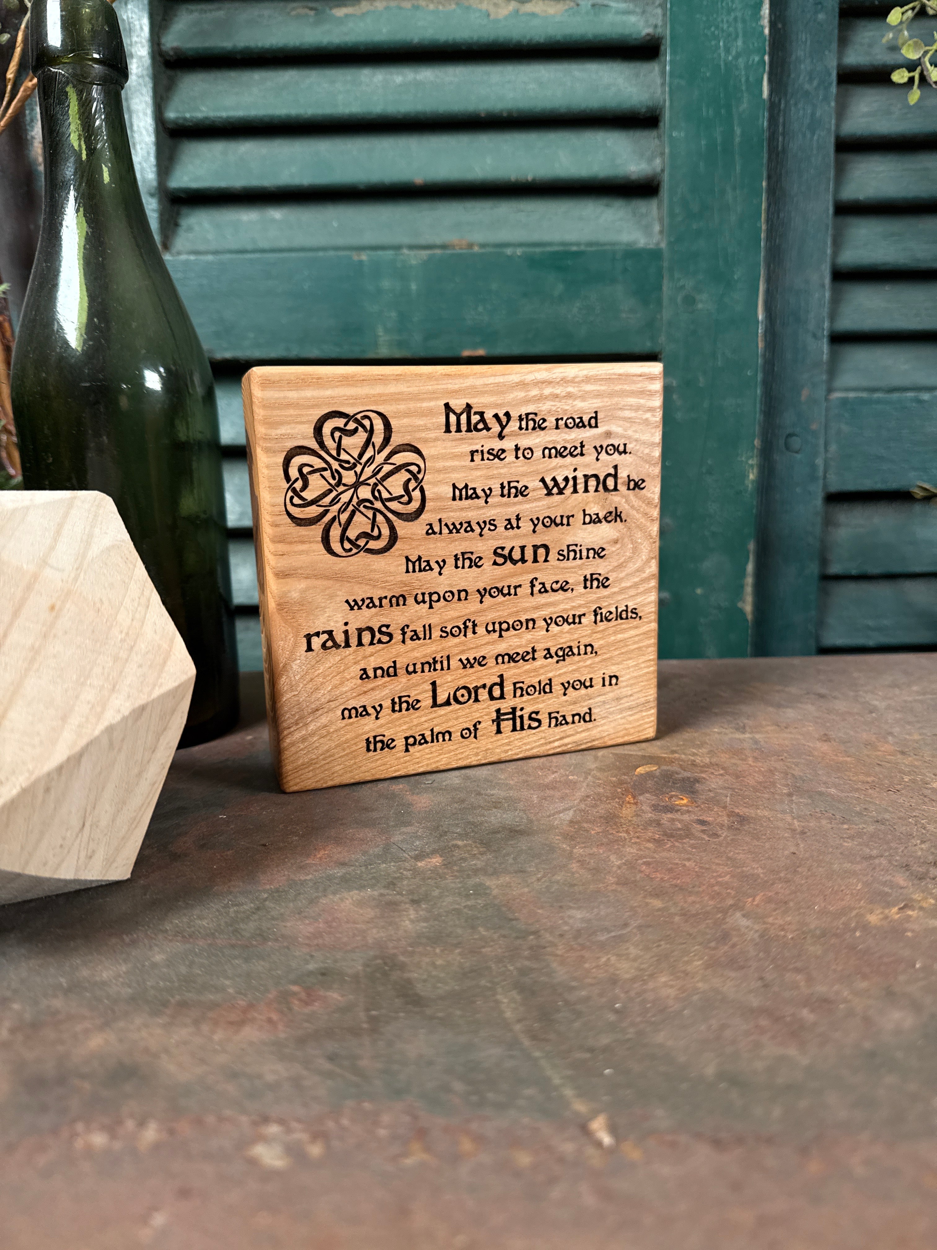 Irish Blessing on Ash