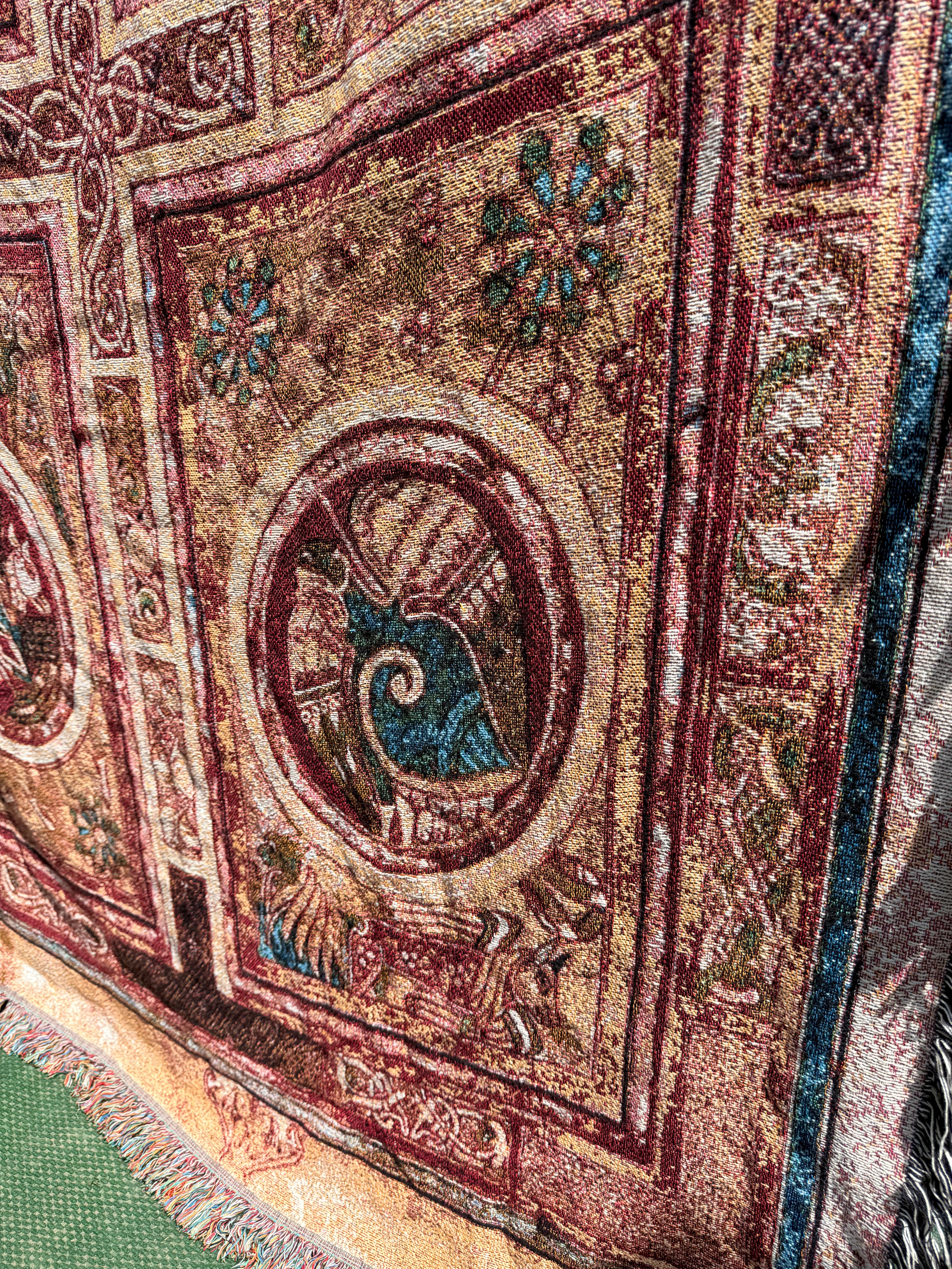 Book of Kells, 4 Evangelists - Woven Blanket / Tapestry
