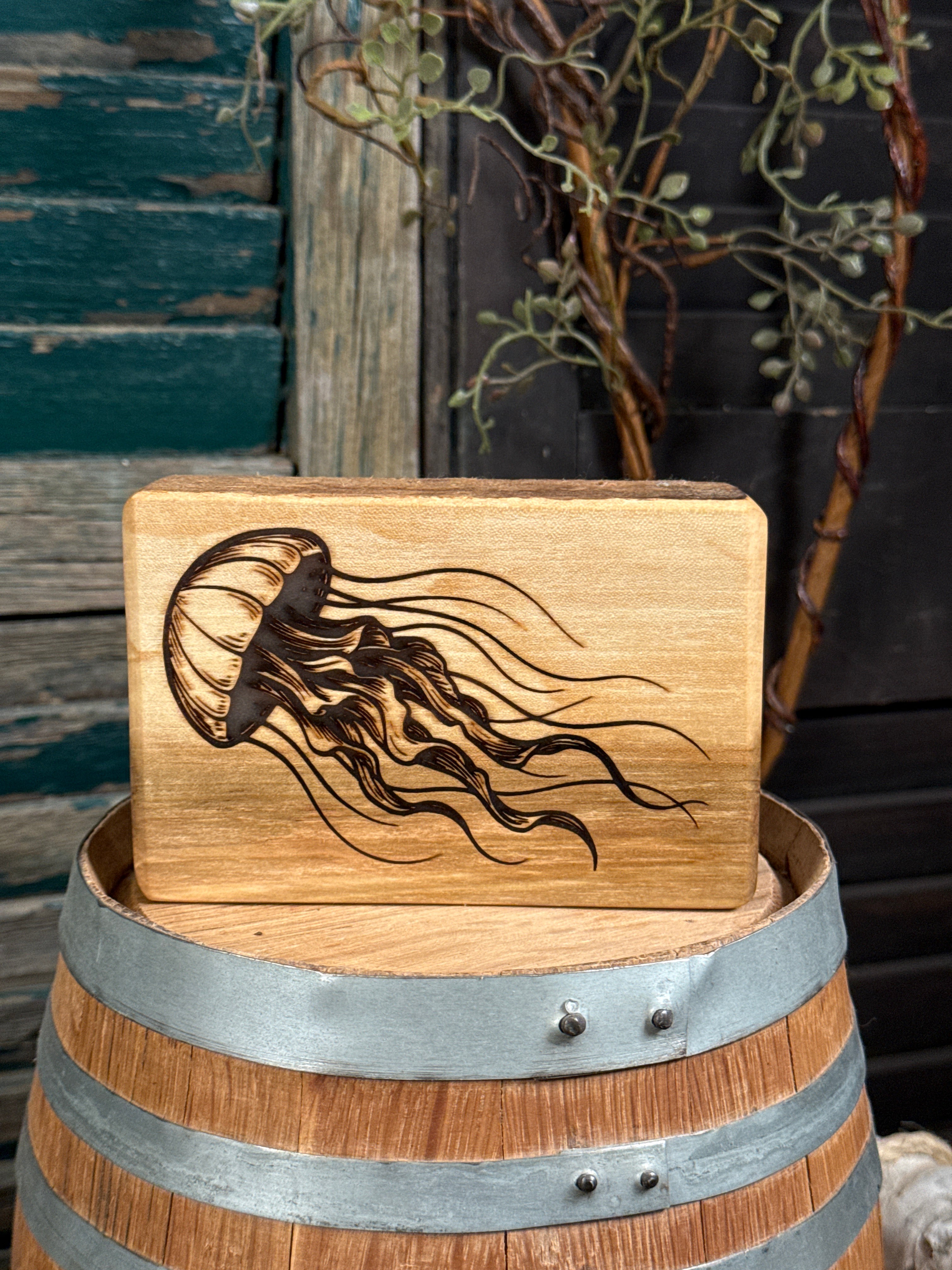 Sideways Jellyfish on Maple