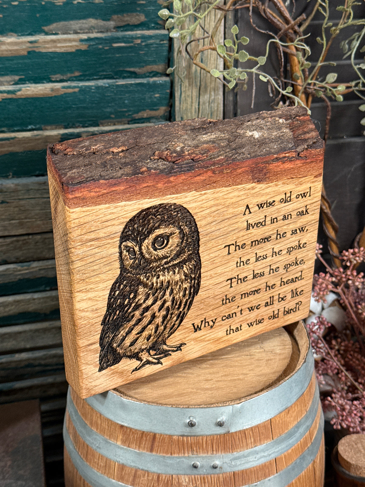 A Wise Old Owl on Oak