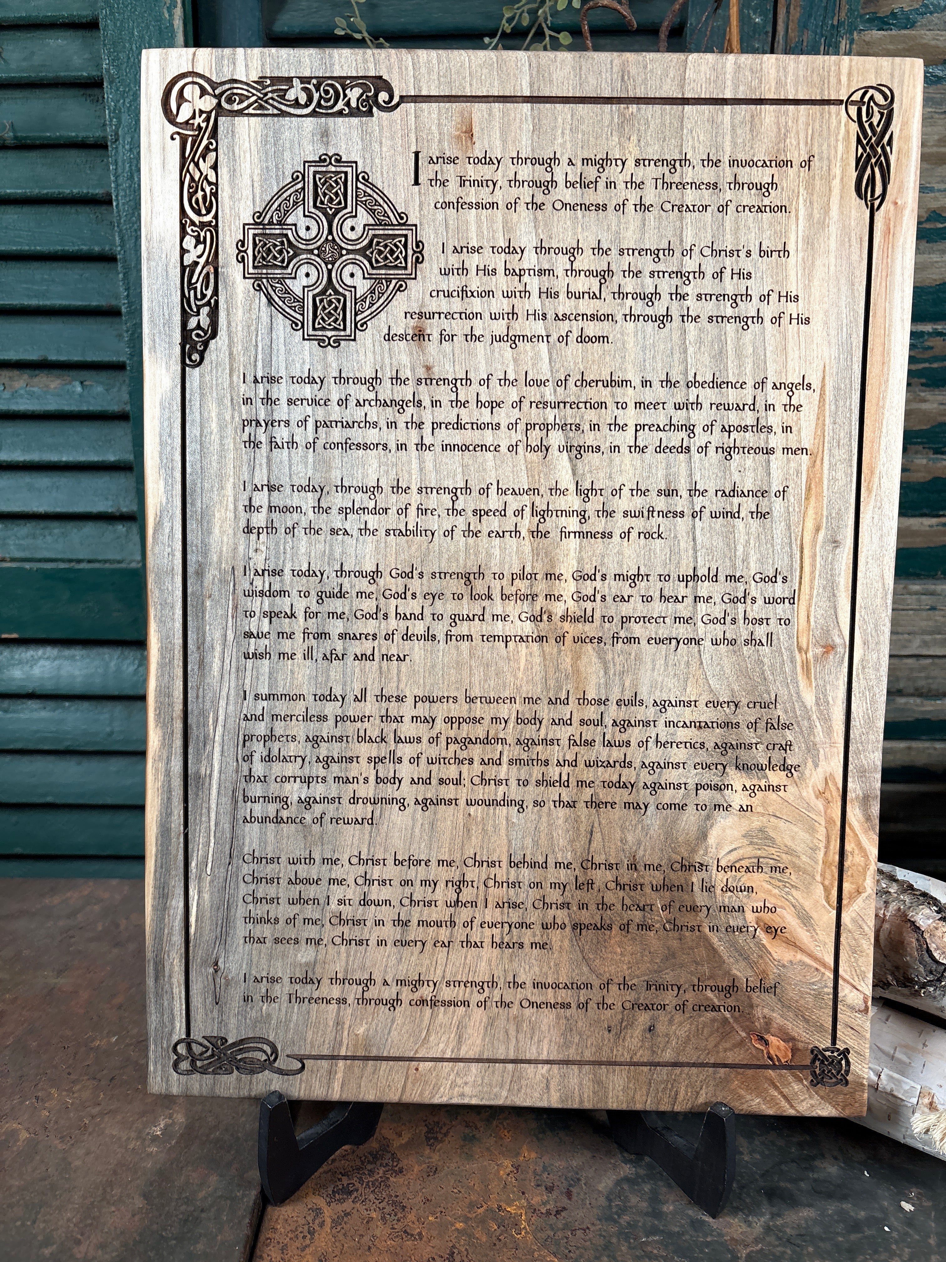 Breastplate of St. Patrick on Ambrosia Maple