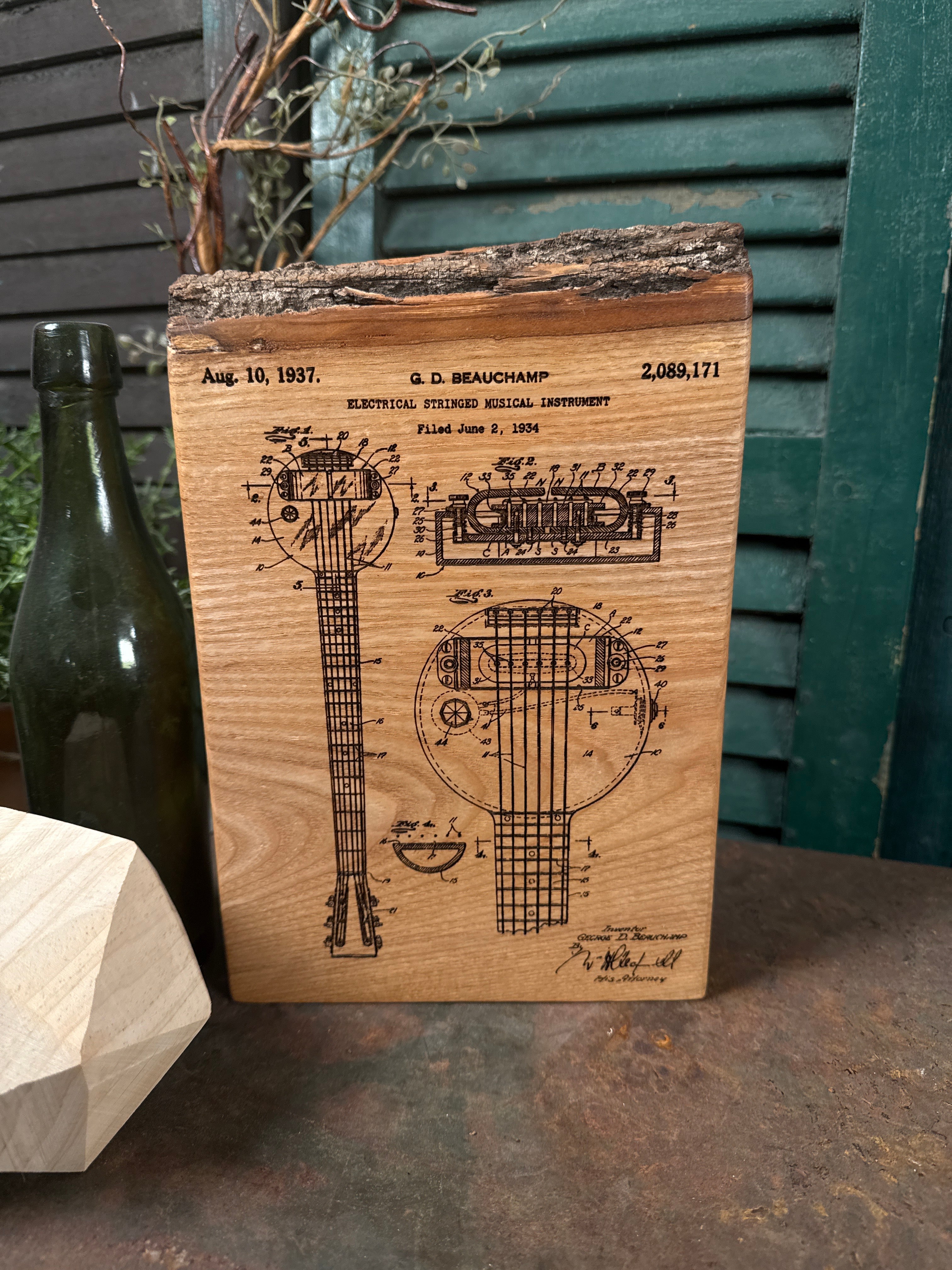 Electric Guitar Patent on Ash