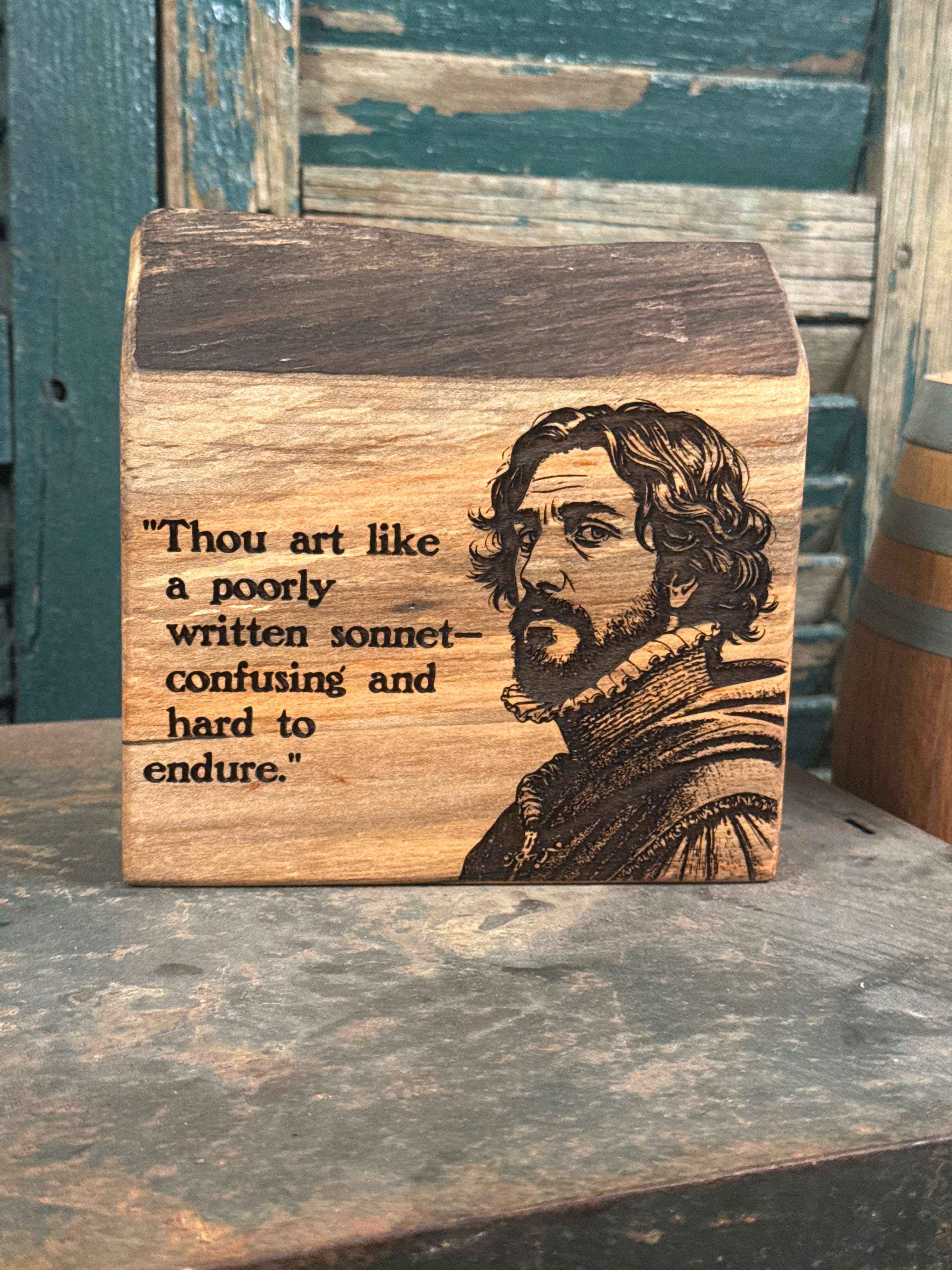 Confusing and Hard to Endure on Spalted Maple