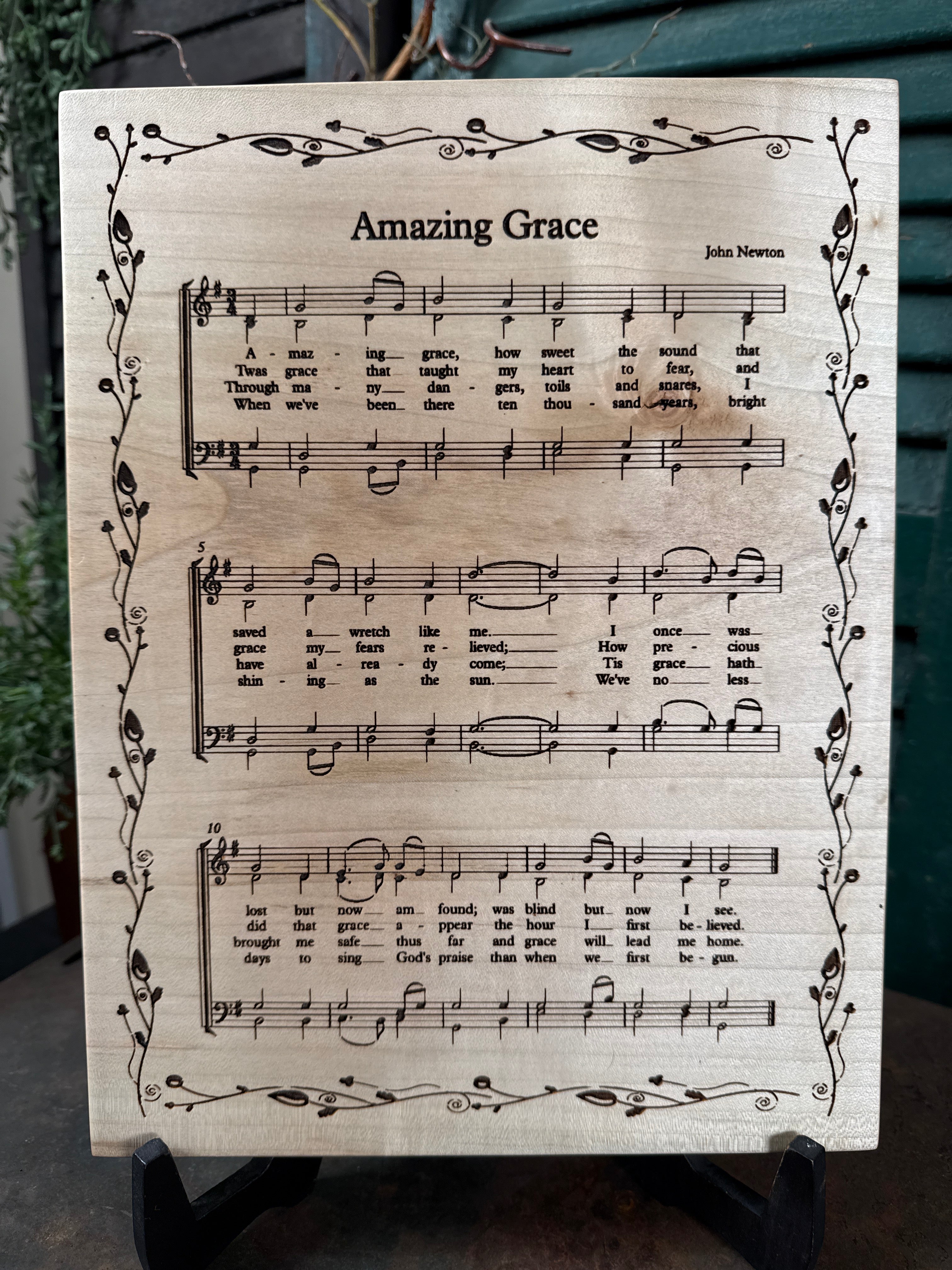 Amazing Grace on Maple