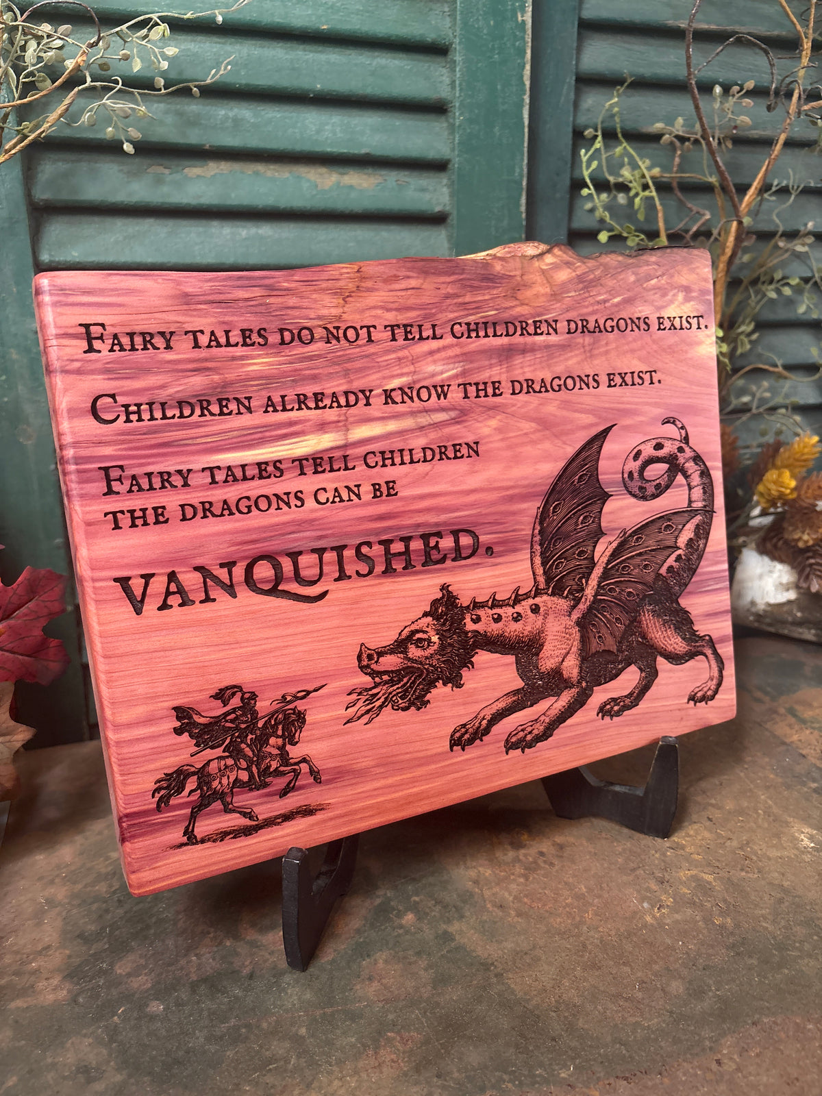 Dragons can be Vanquished on Cedar