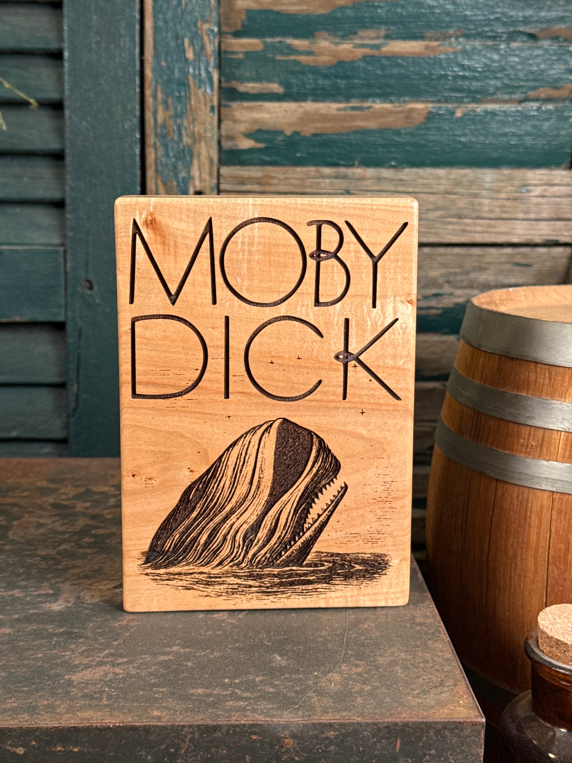 Book Cover: Moby Dick on Maple