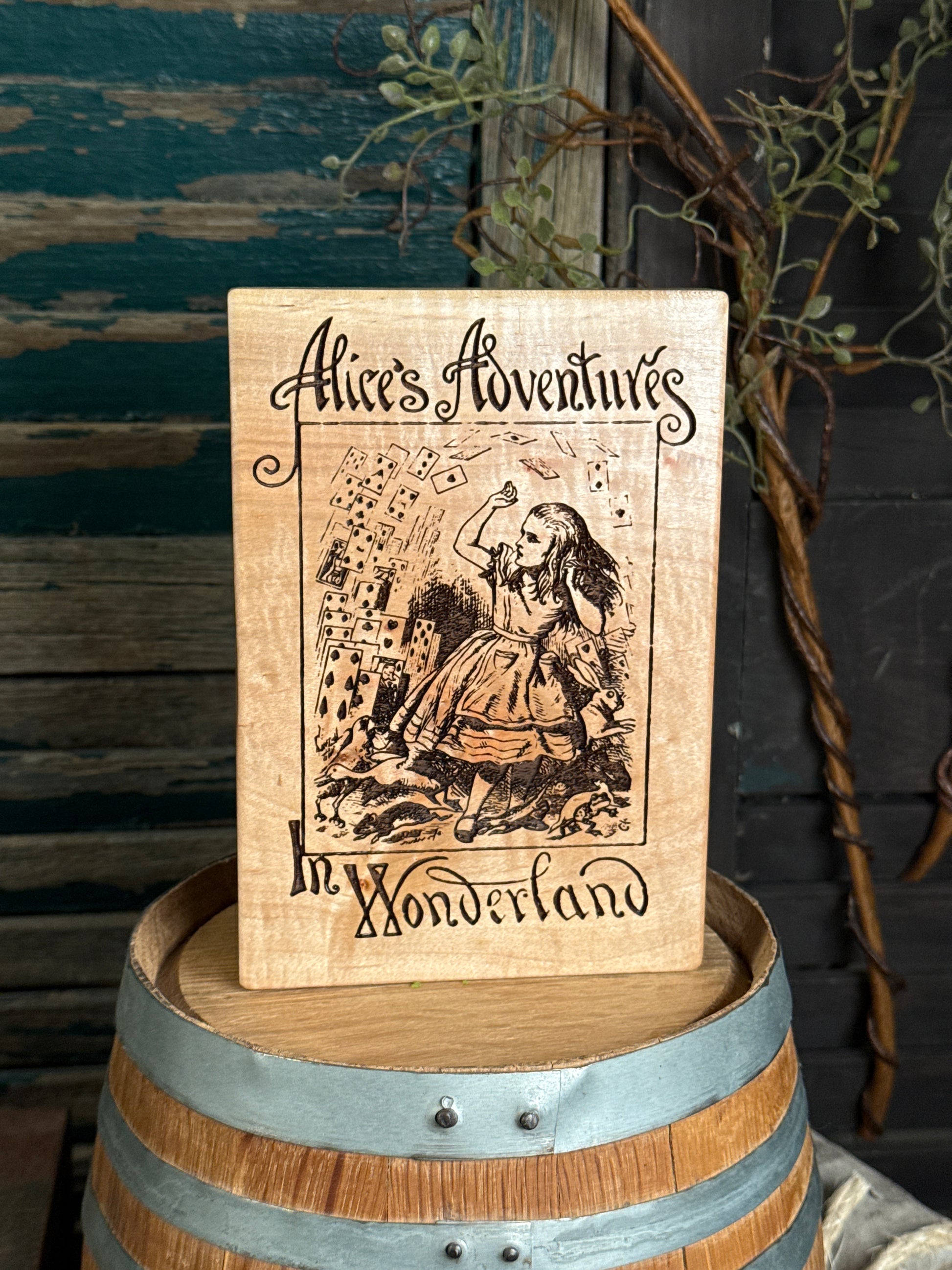 Book Cover: Alice's Adventures in Wonderland on Maple