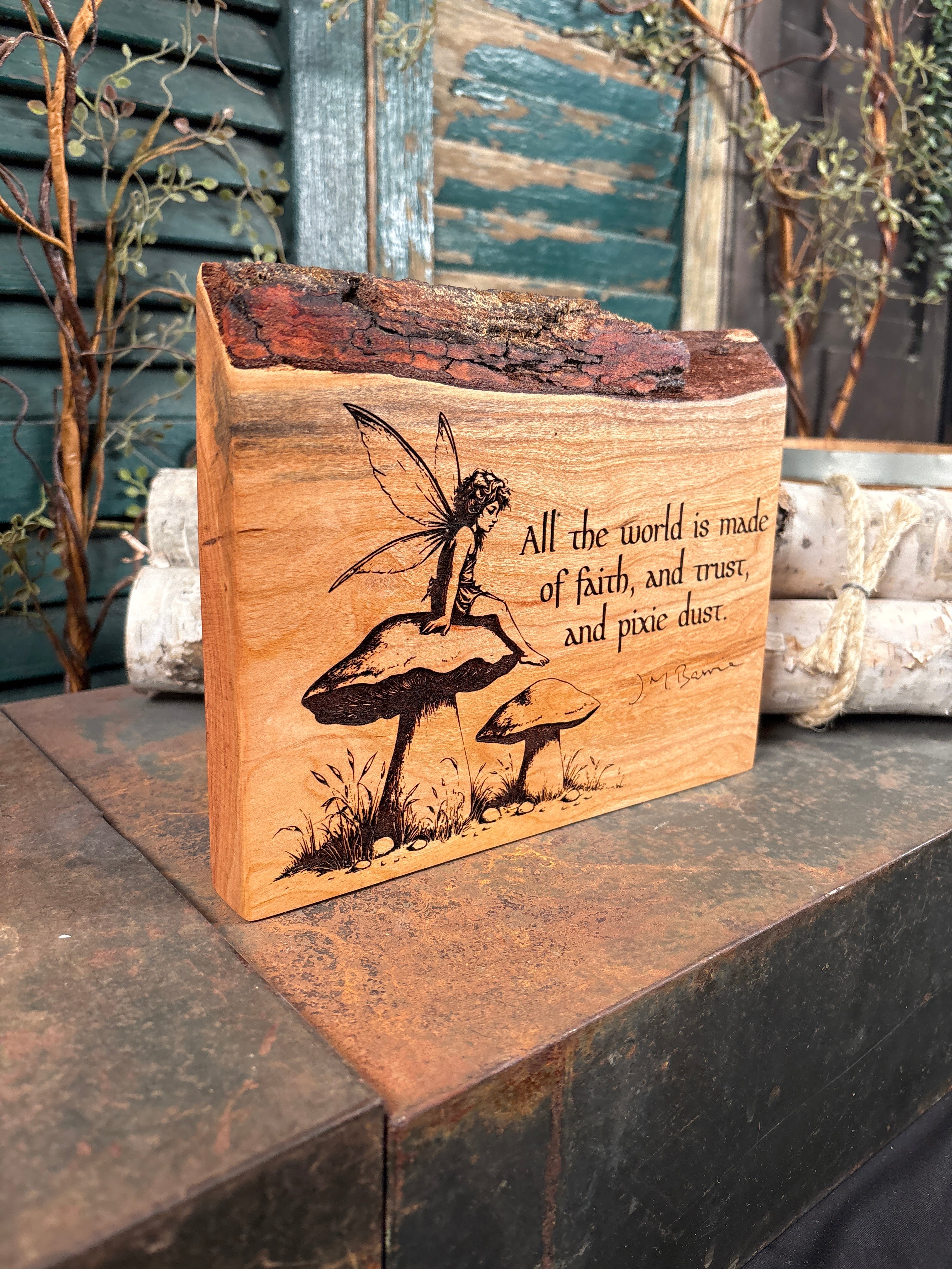 Faith and Trust and Pixie Dust on Cherry