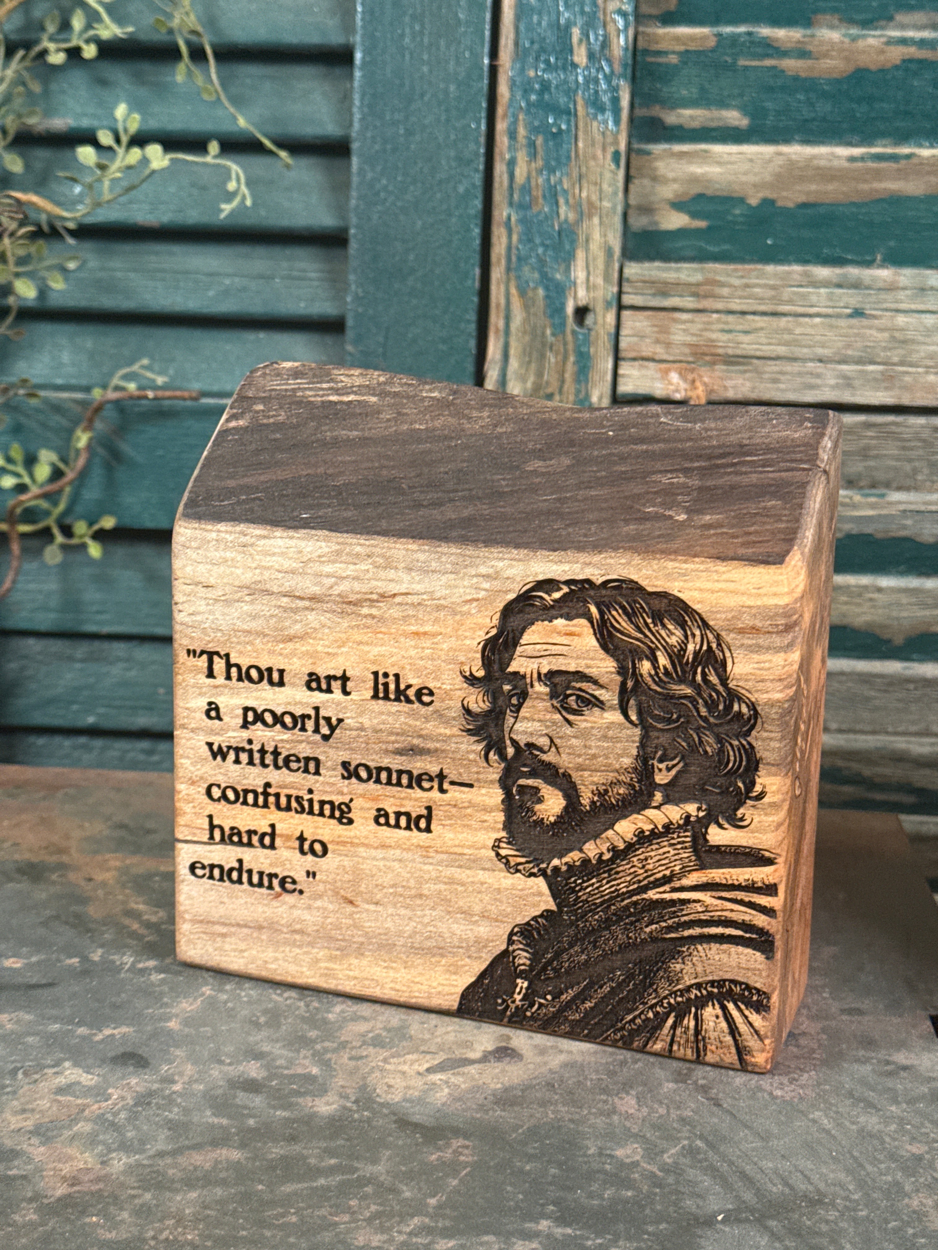 Confusing and Hard to Endure on Spalted Maple