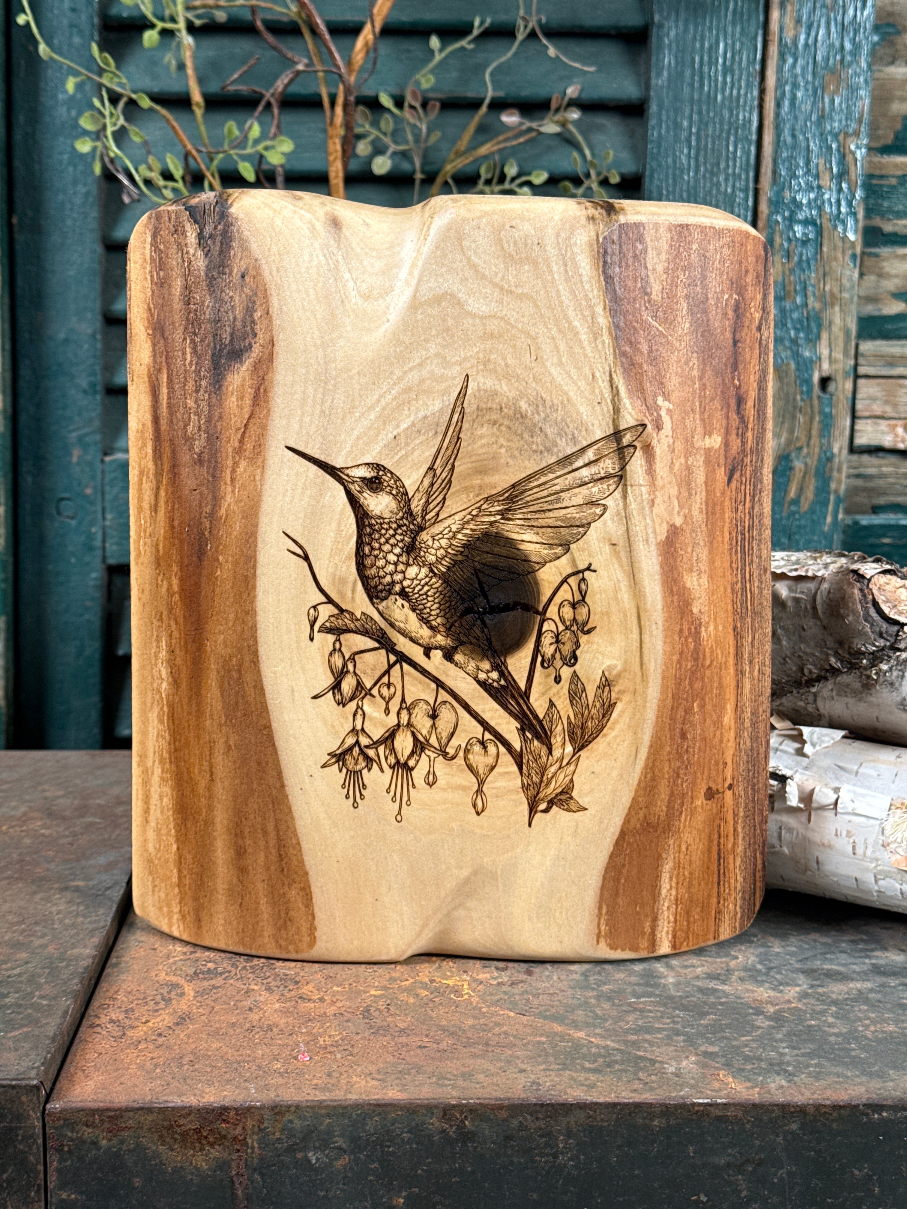 Hummingbird on Poplar