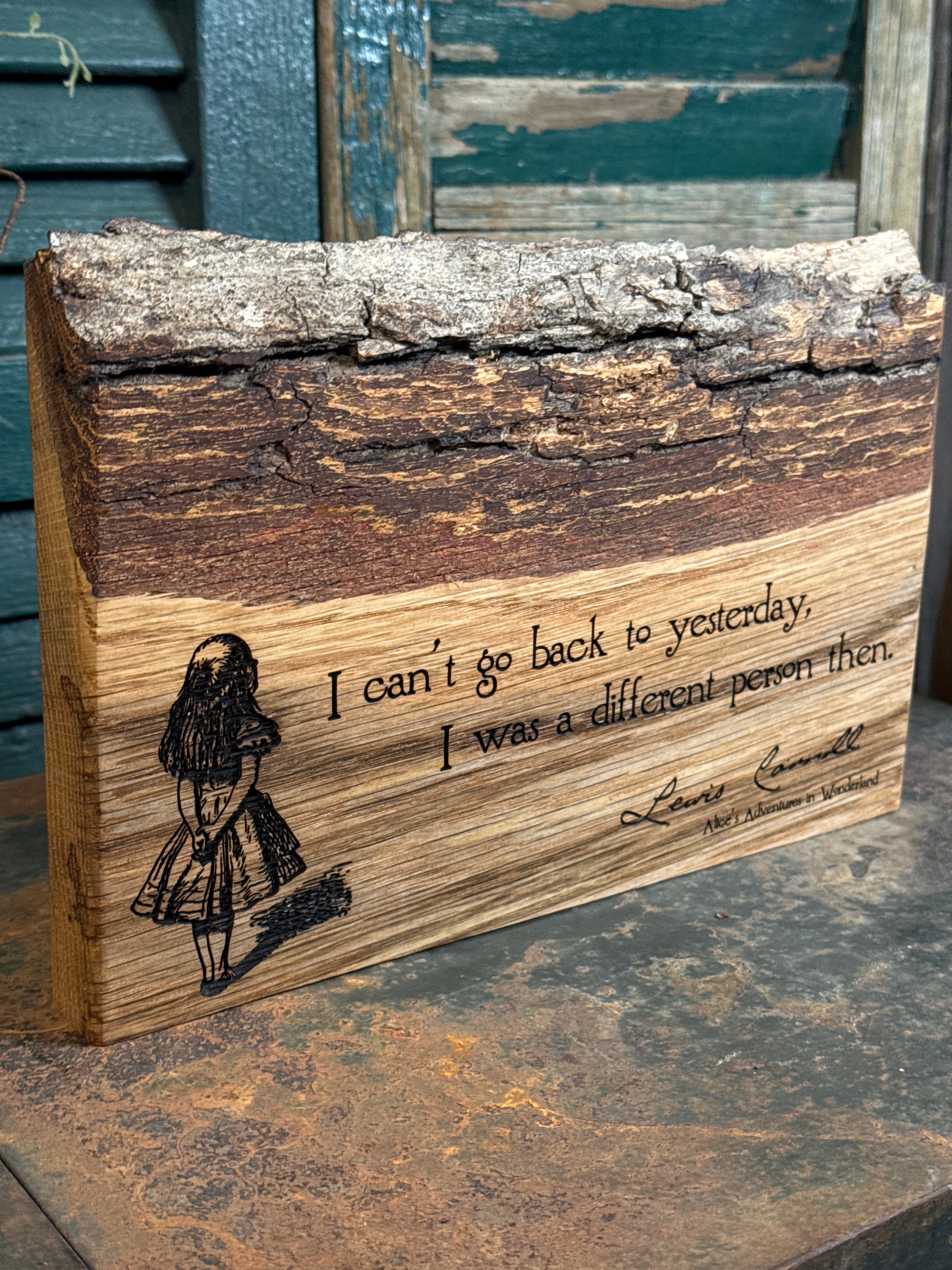 Yesterday - Lewis Carroll on Oak