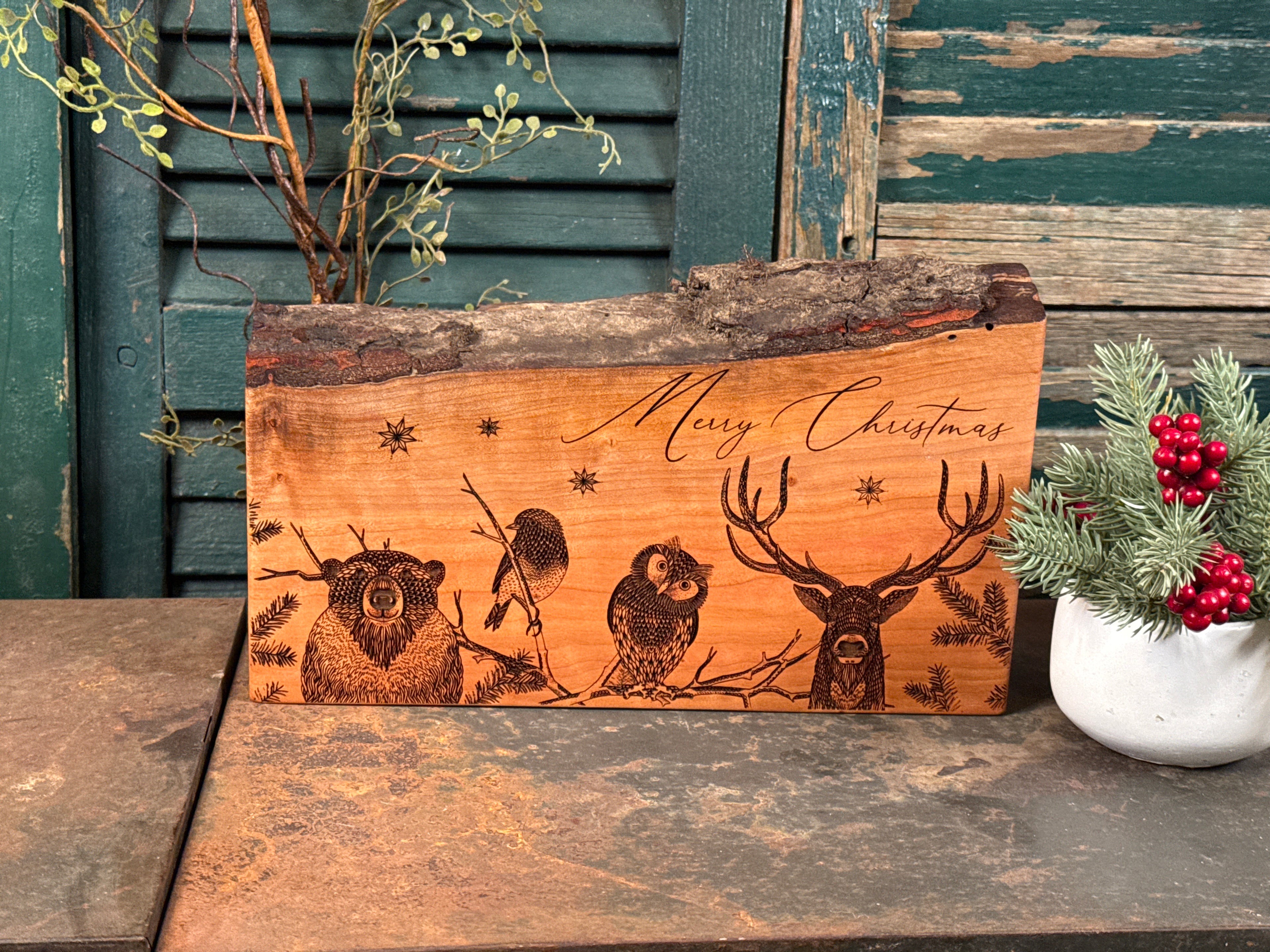 Merry Christmas Animals 2 on Cherry