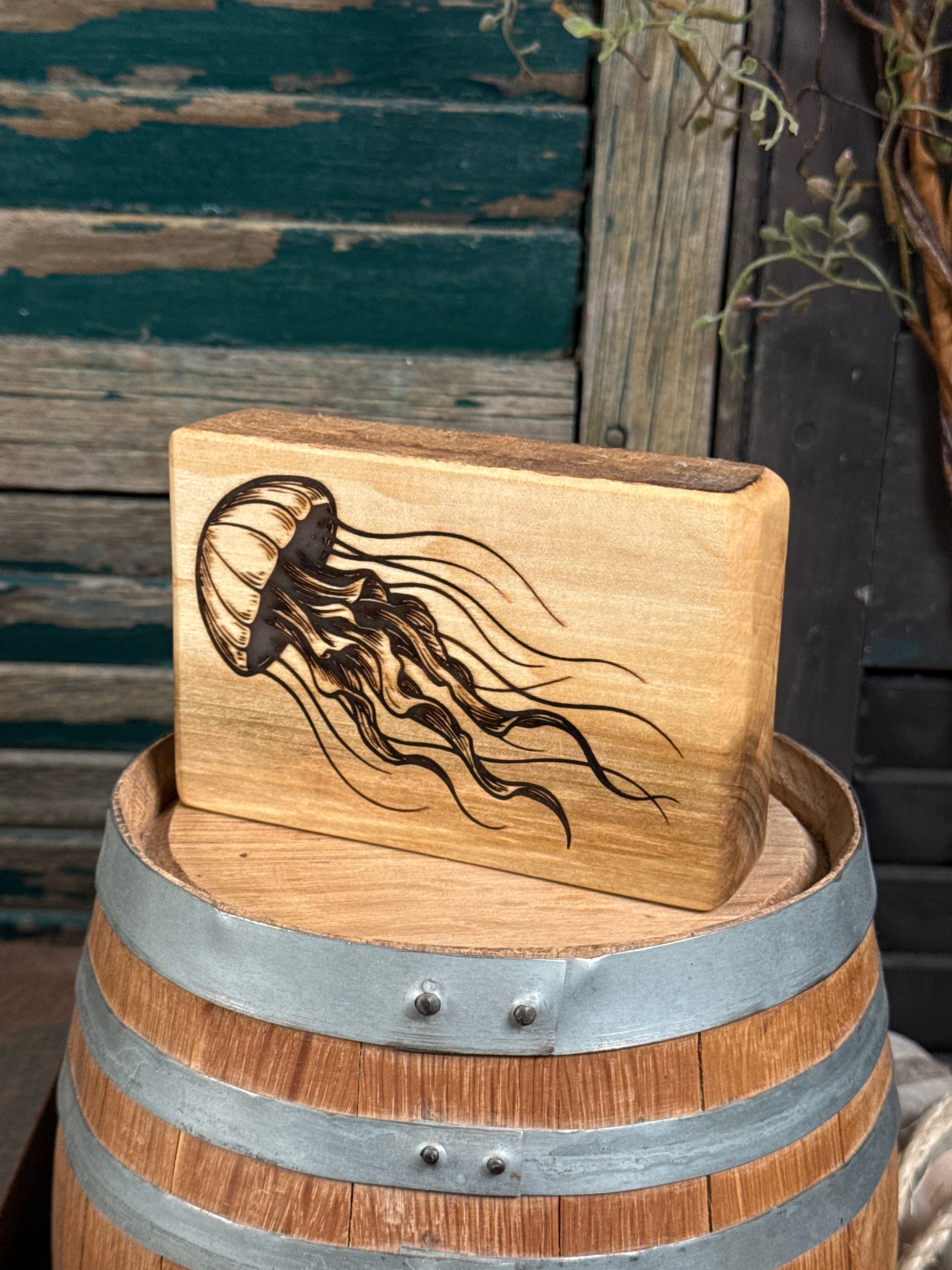 Sideways Jellyfish on Maple