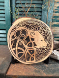 Celtic Heart Bear on Maple