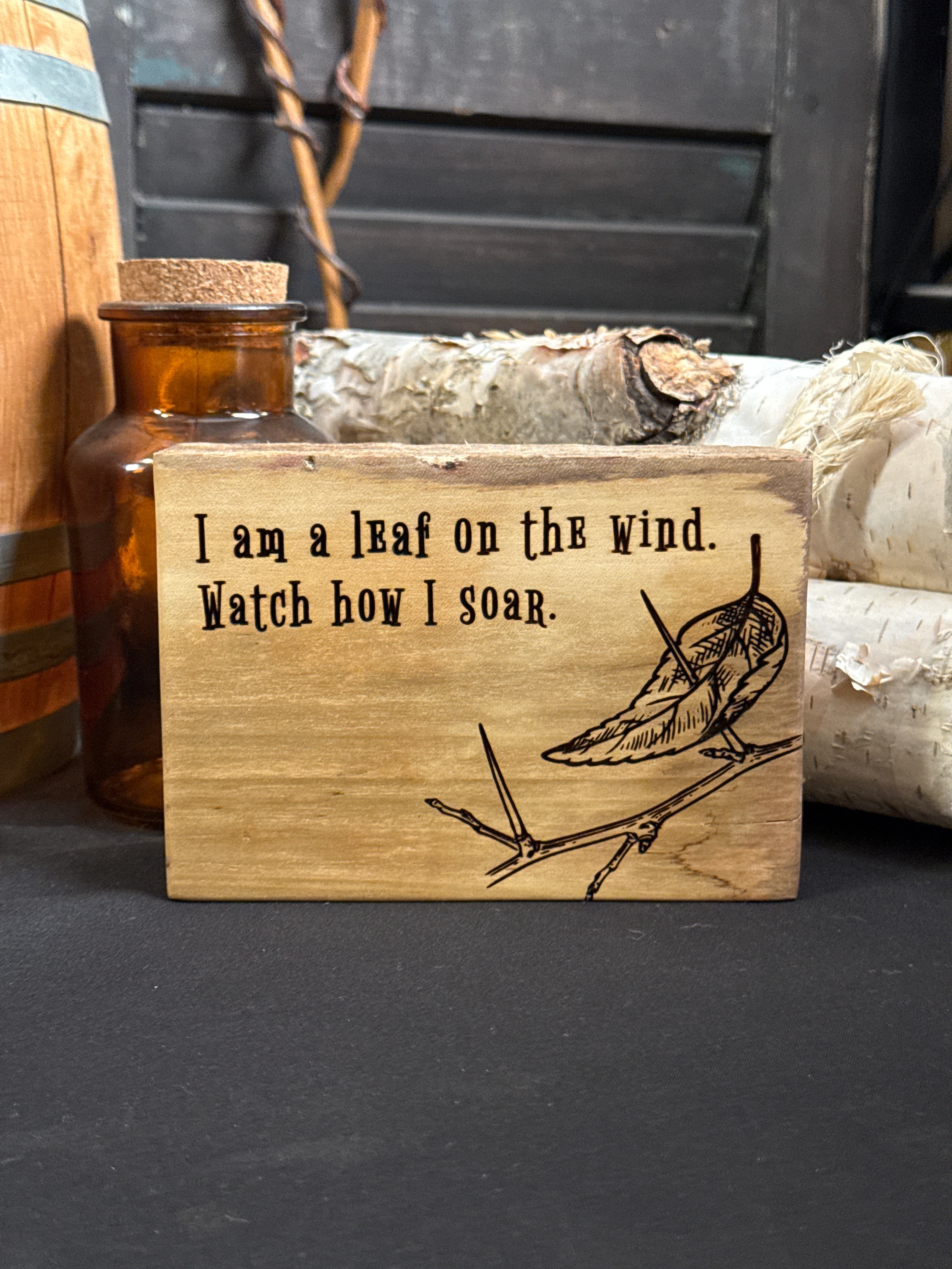 I am a Leaf on the Wind on Poplar