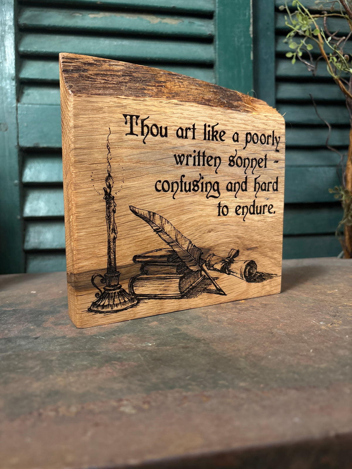 A Poorly Written Sonnet on Oak