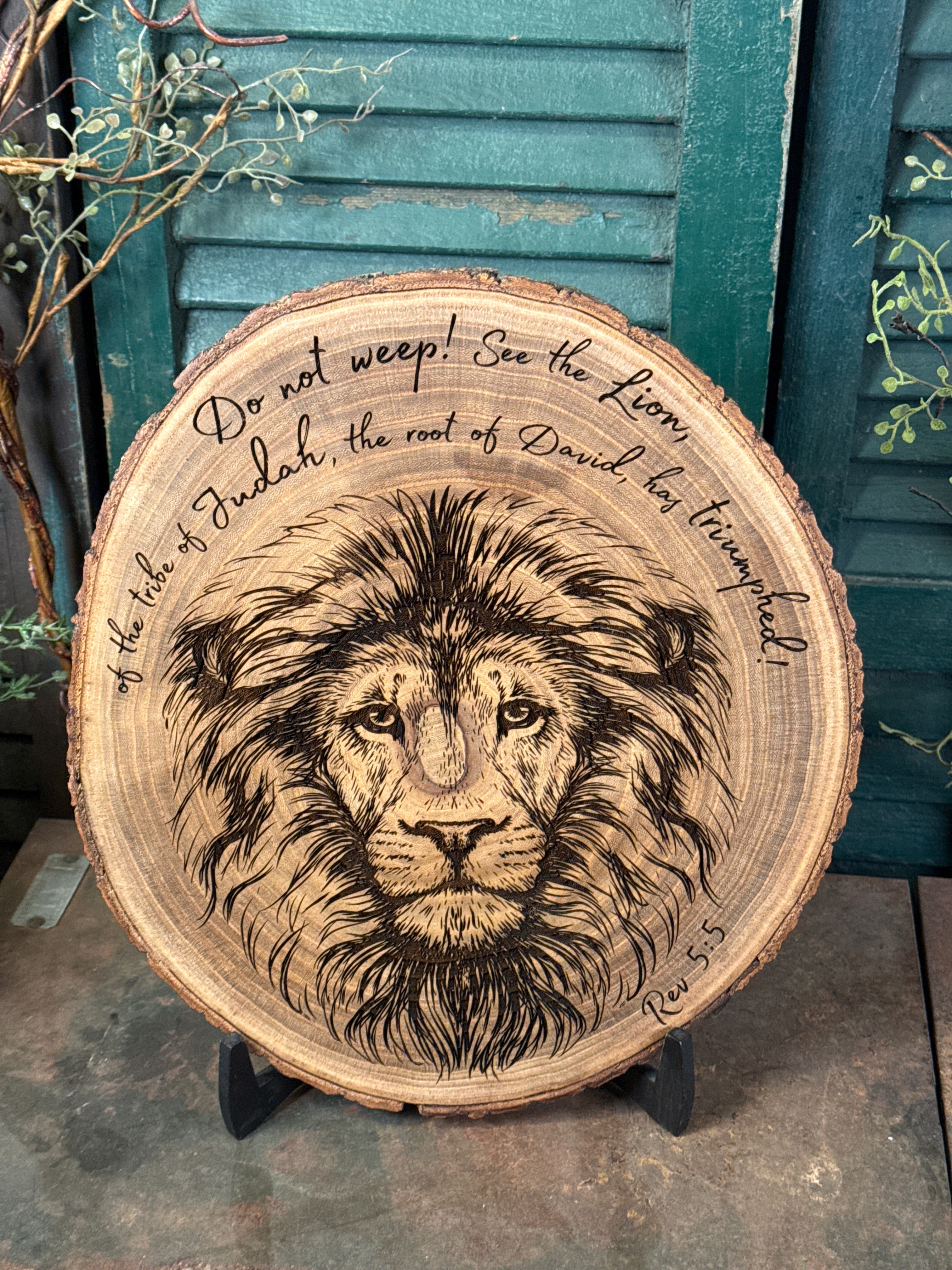 Lion of Judah - Revelations 5:5 on Balsa