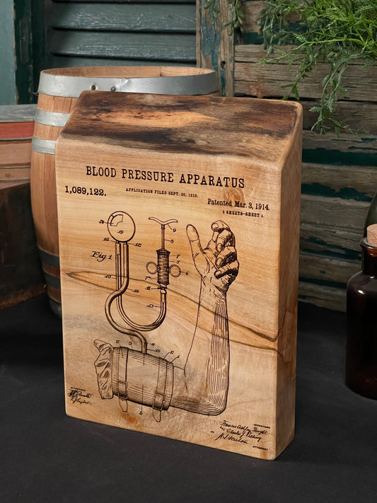 Blood Pressure Aparatus Patent on Maple