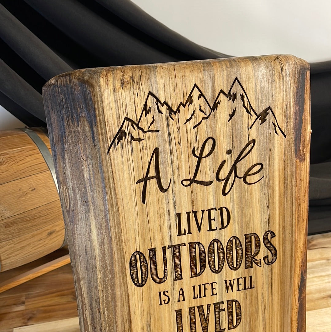 A life lived outdoors ￼