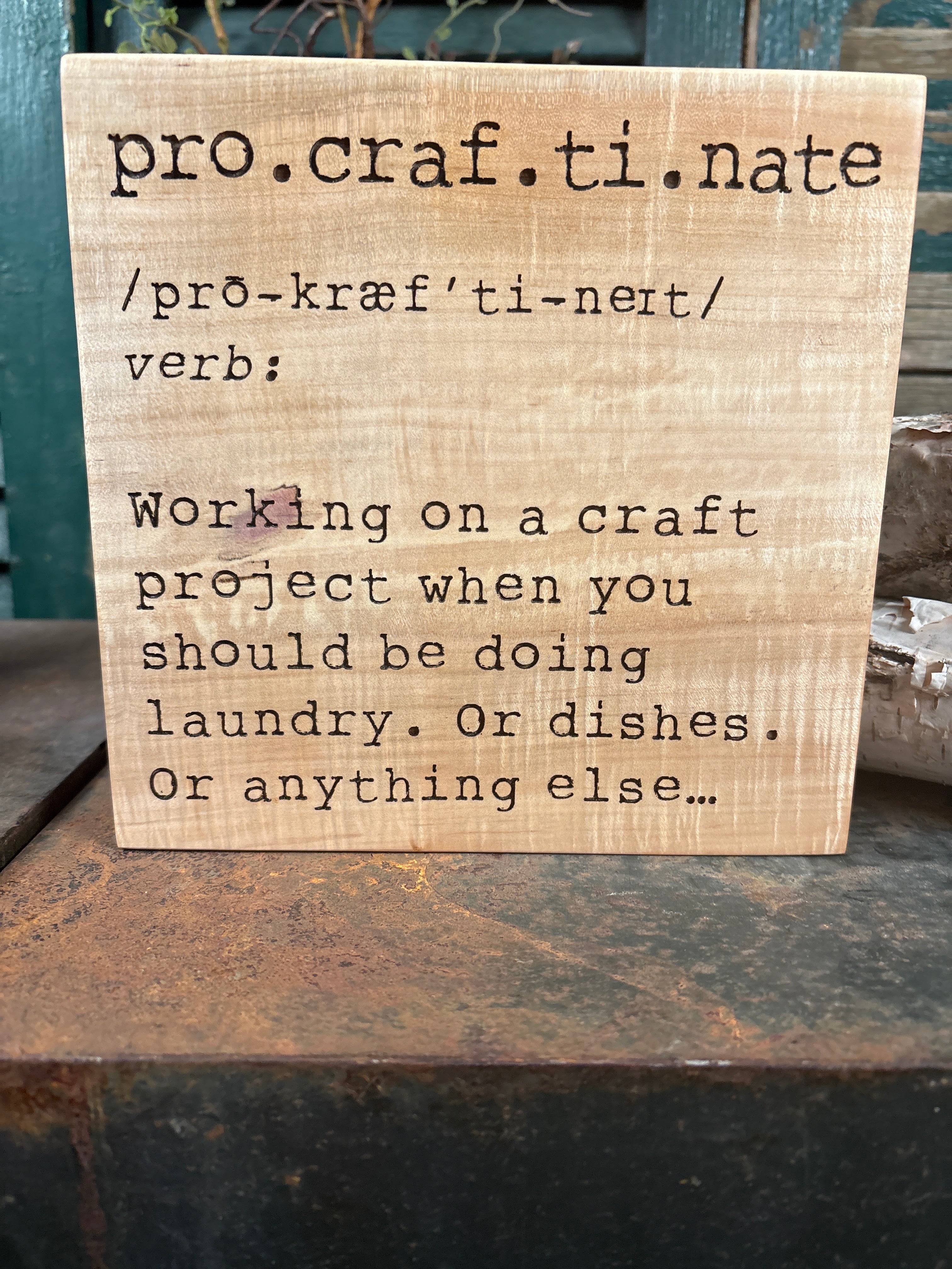 Procraftinate on Maple