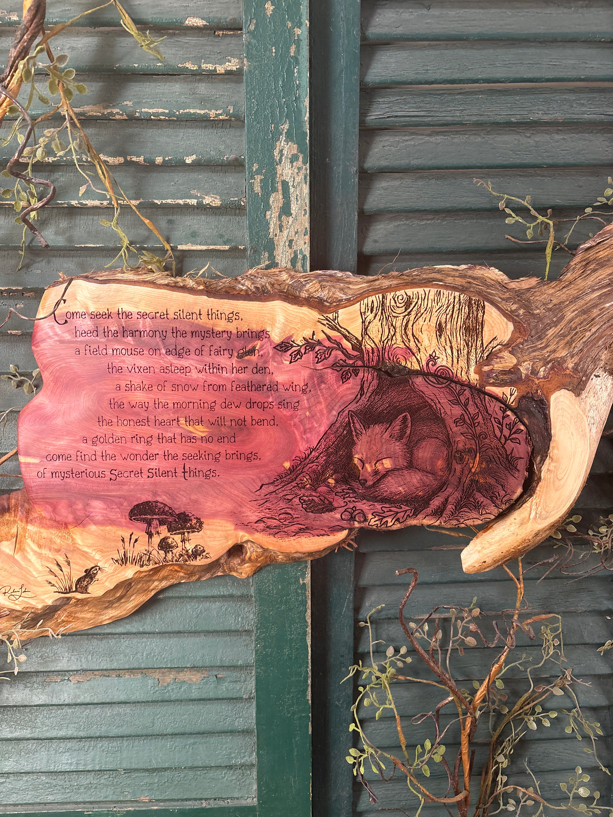 Secret Silent Things on Cedar
