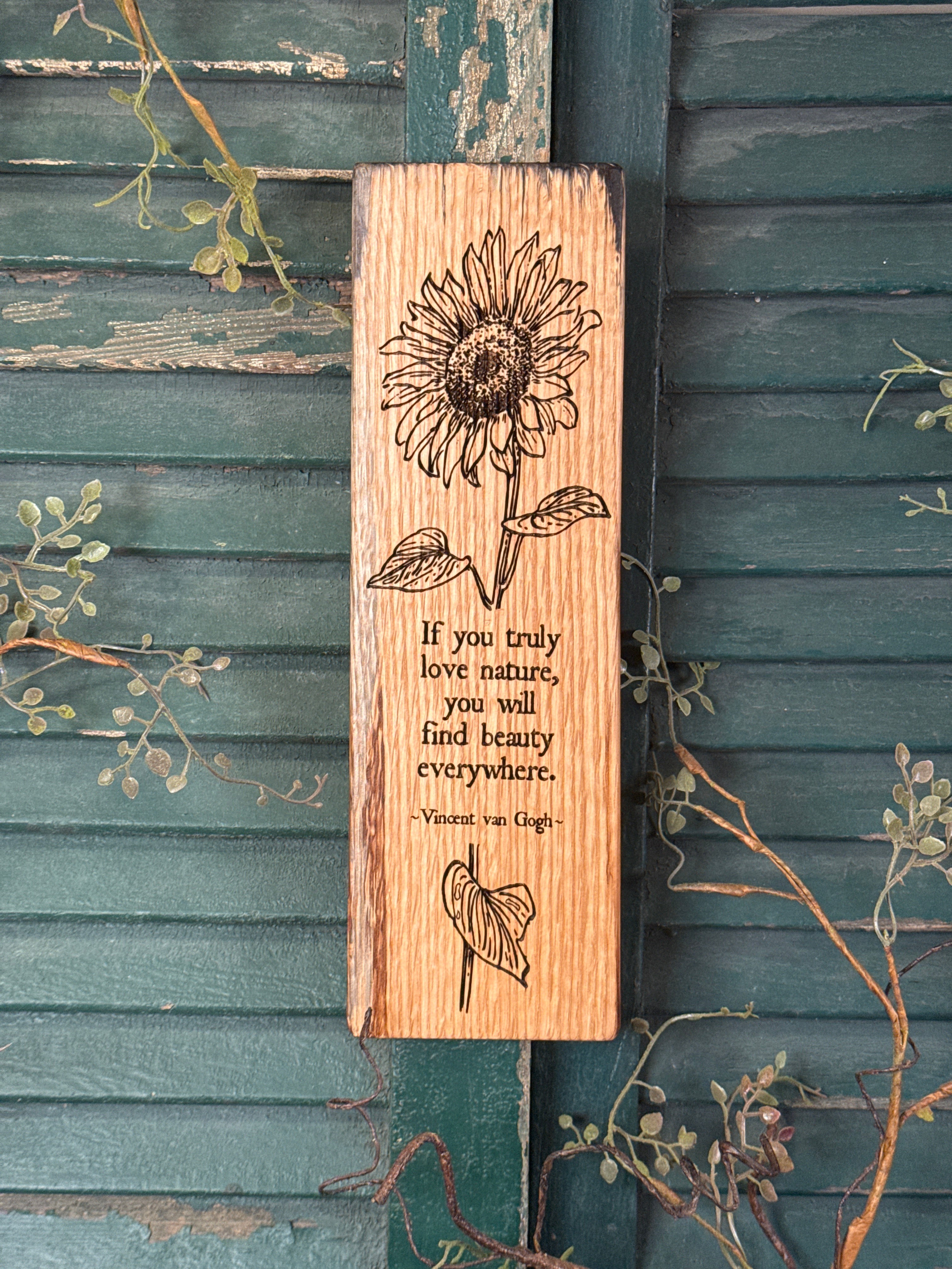 Beauty Everywhere on Bourbon Barrel Oak