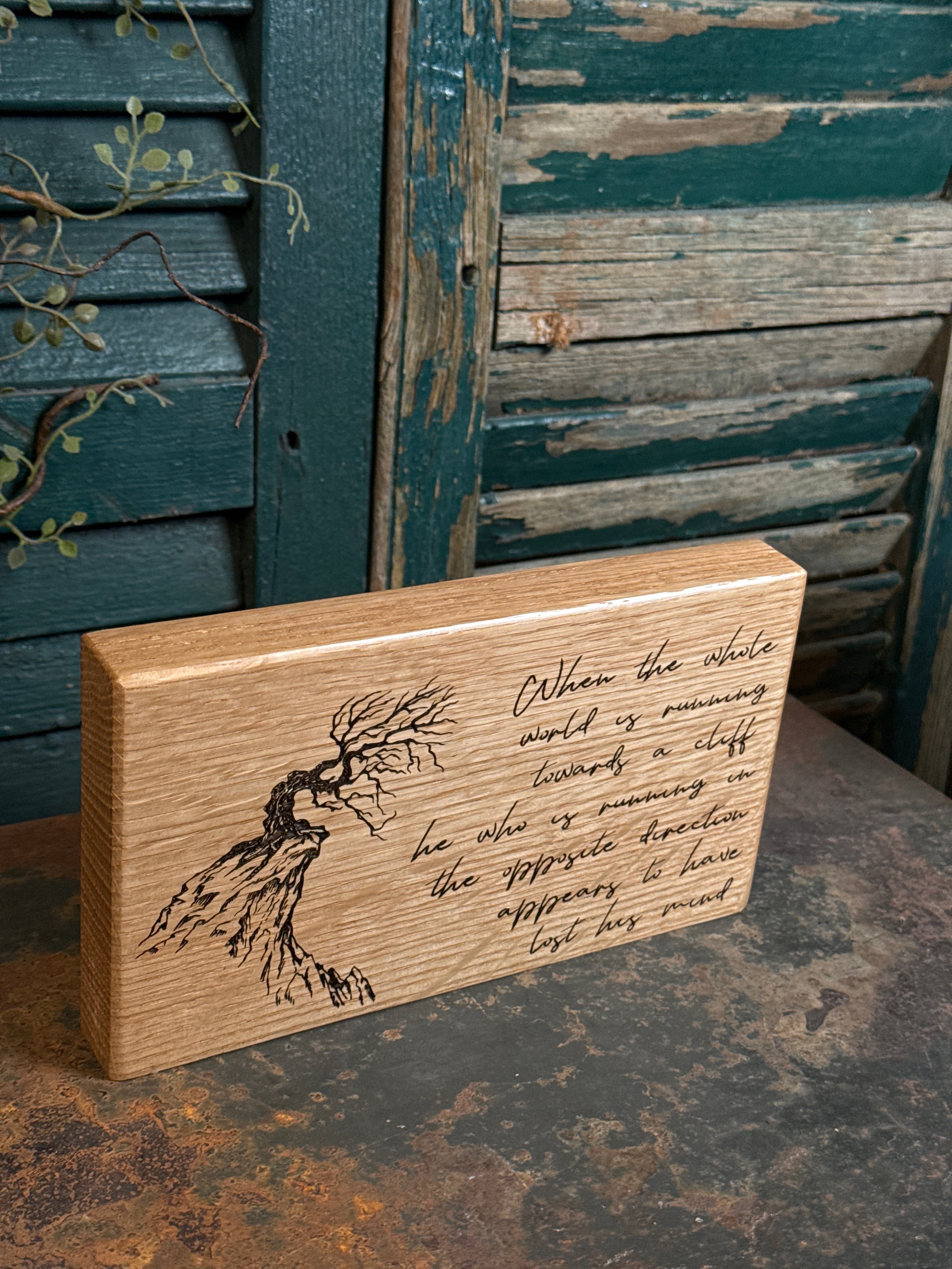 Run the Other Way on Oak