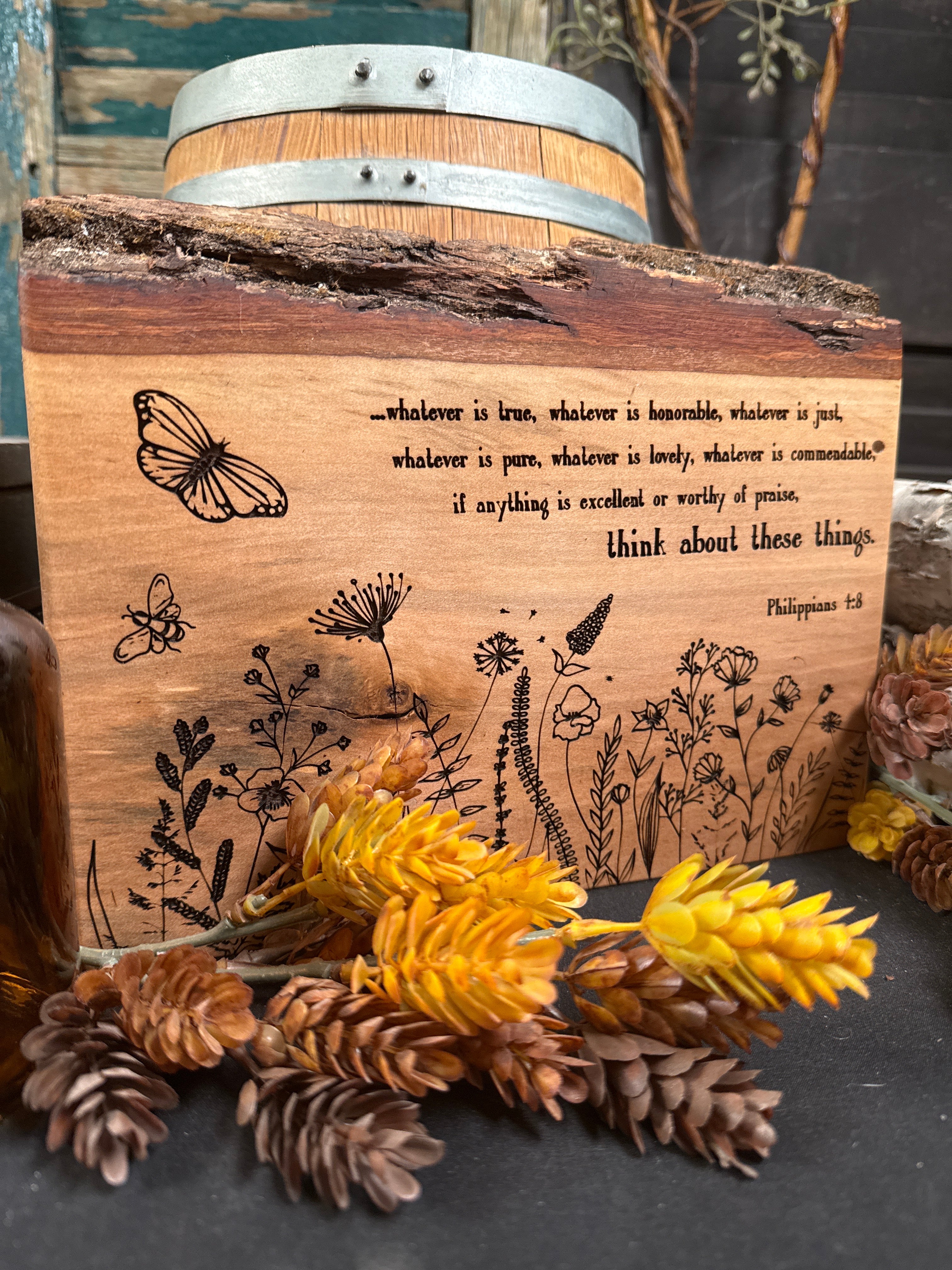 Phil 4:8 on Sweetgum