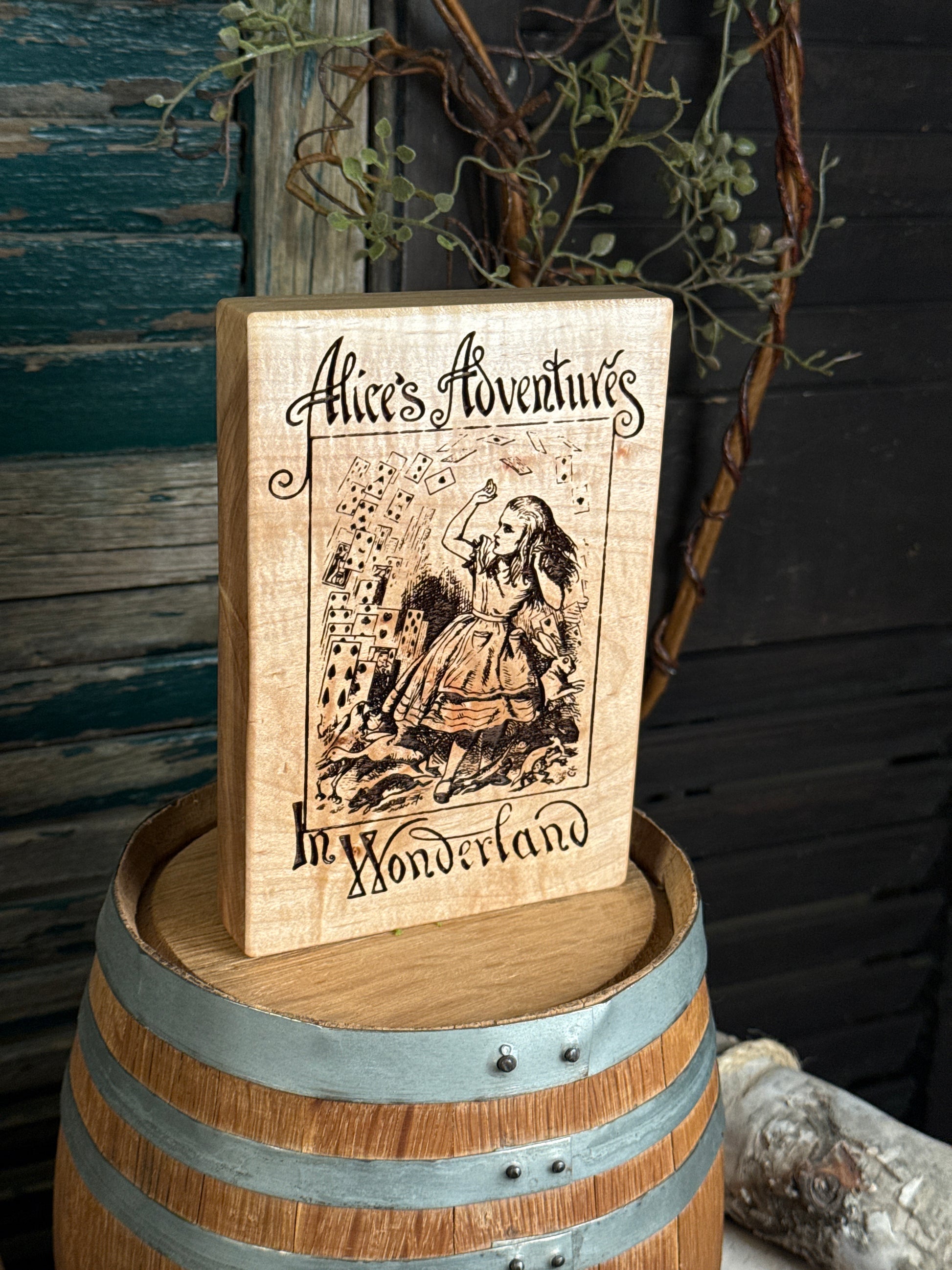 Book Cover: Alice's Adventures in Wonderland on Maple