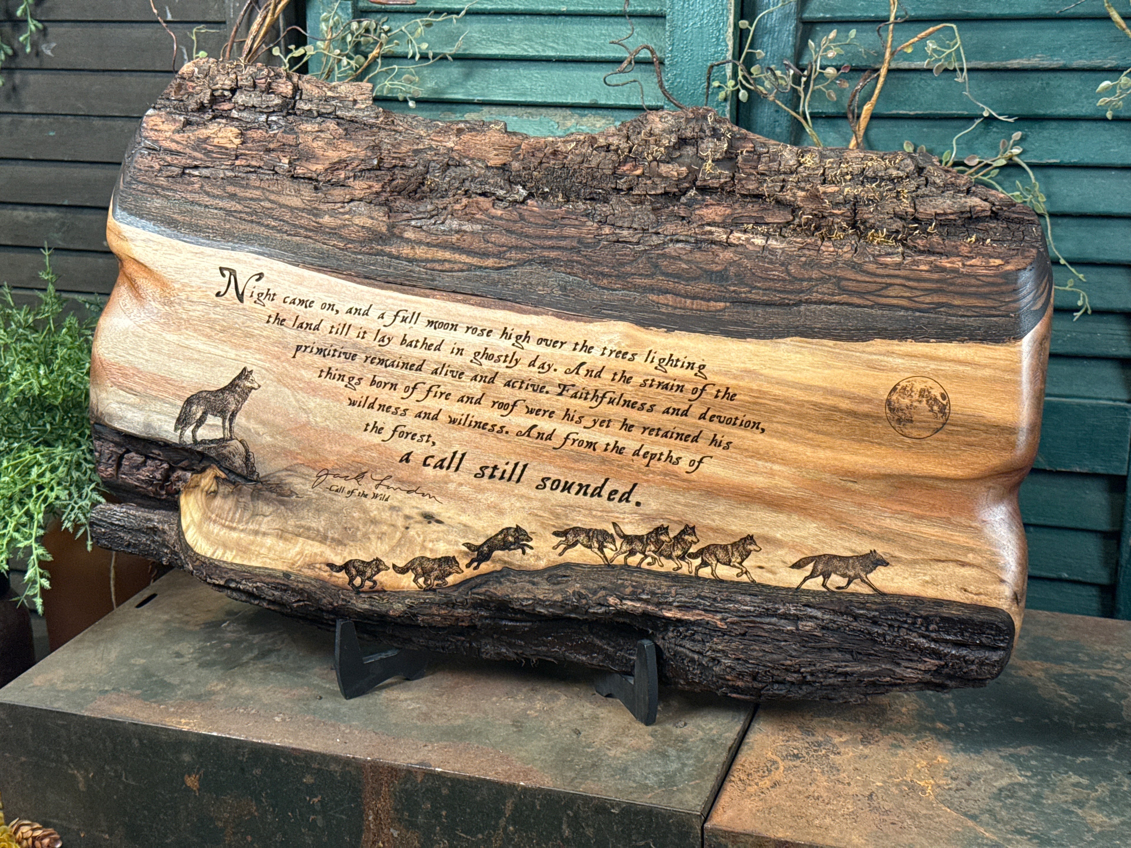 Call of the Wild - Jack london on Walnut