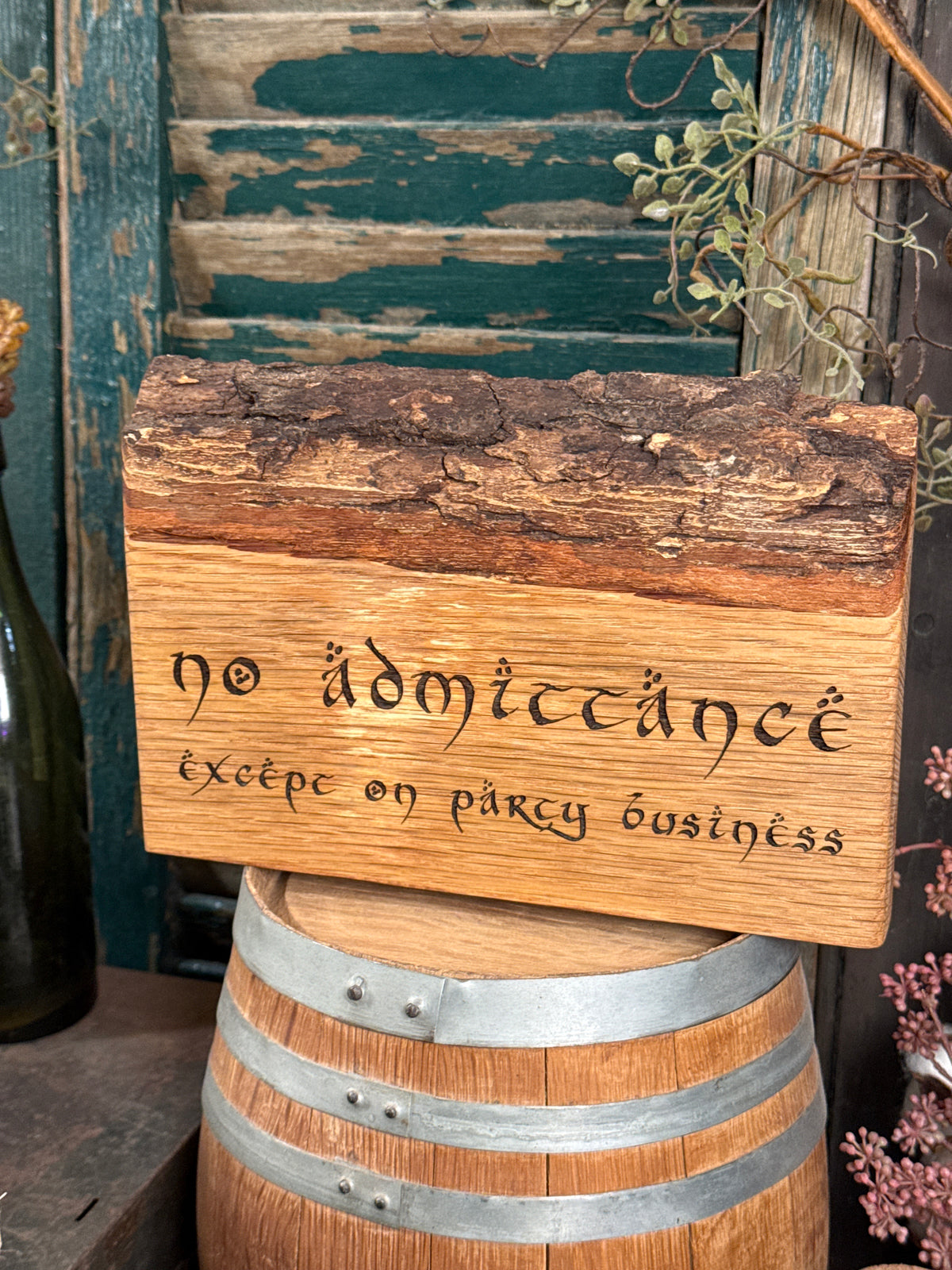 No Admittance on Oak