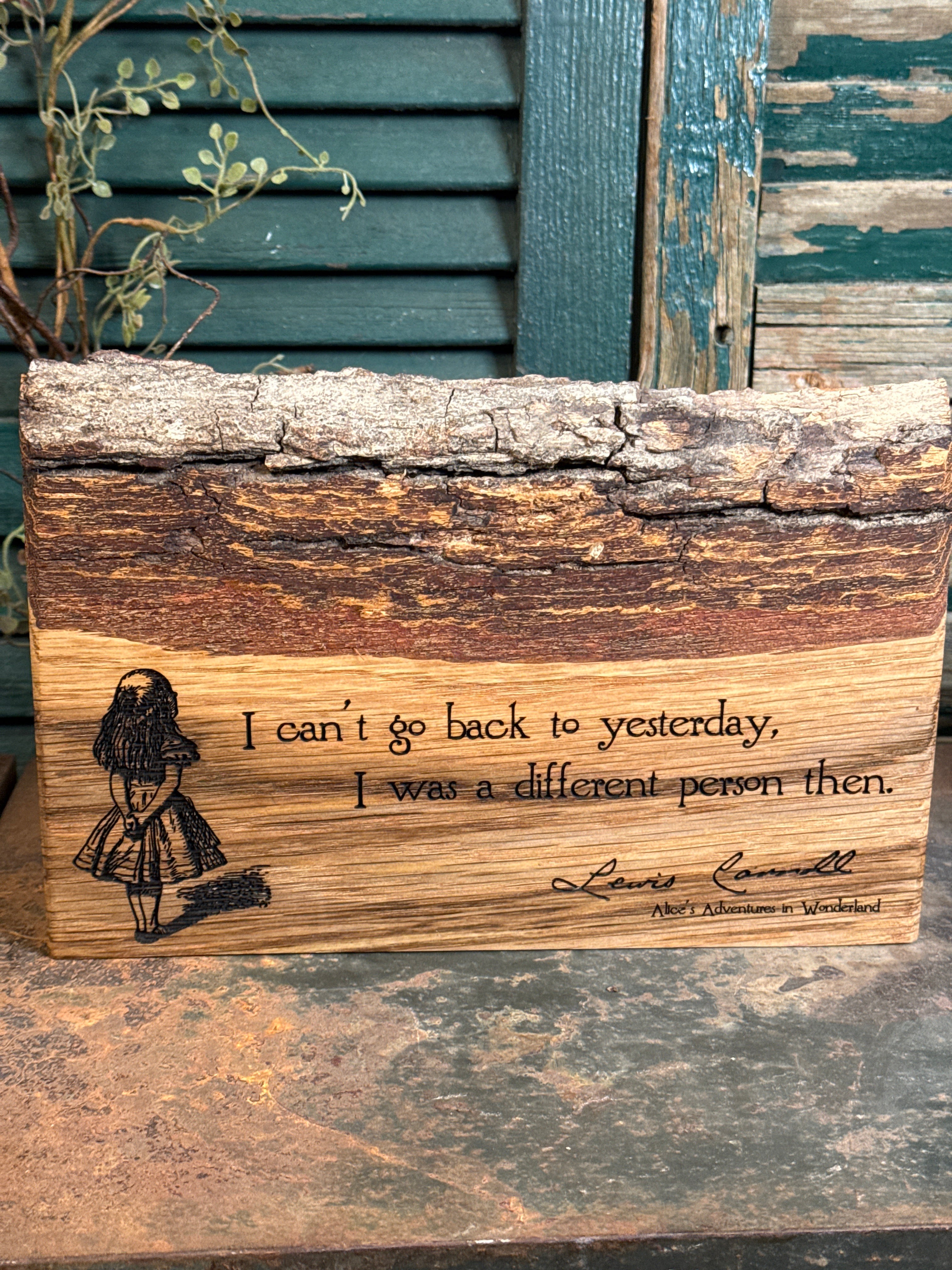 Yesterday - Lewis Carroll on Oak