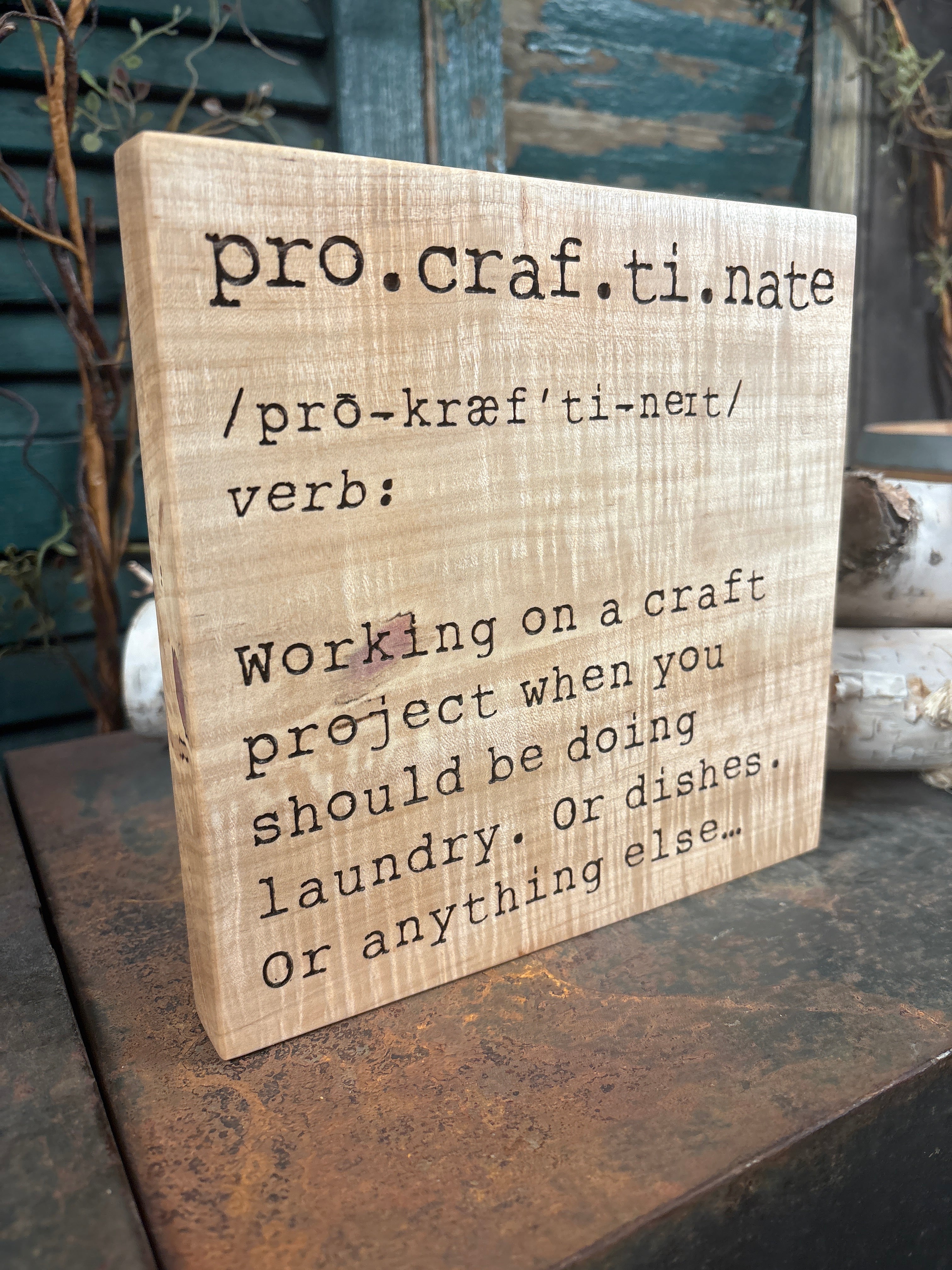 Procraftinate on Maple