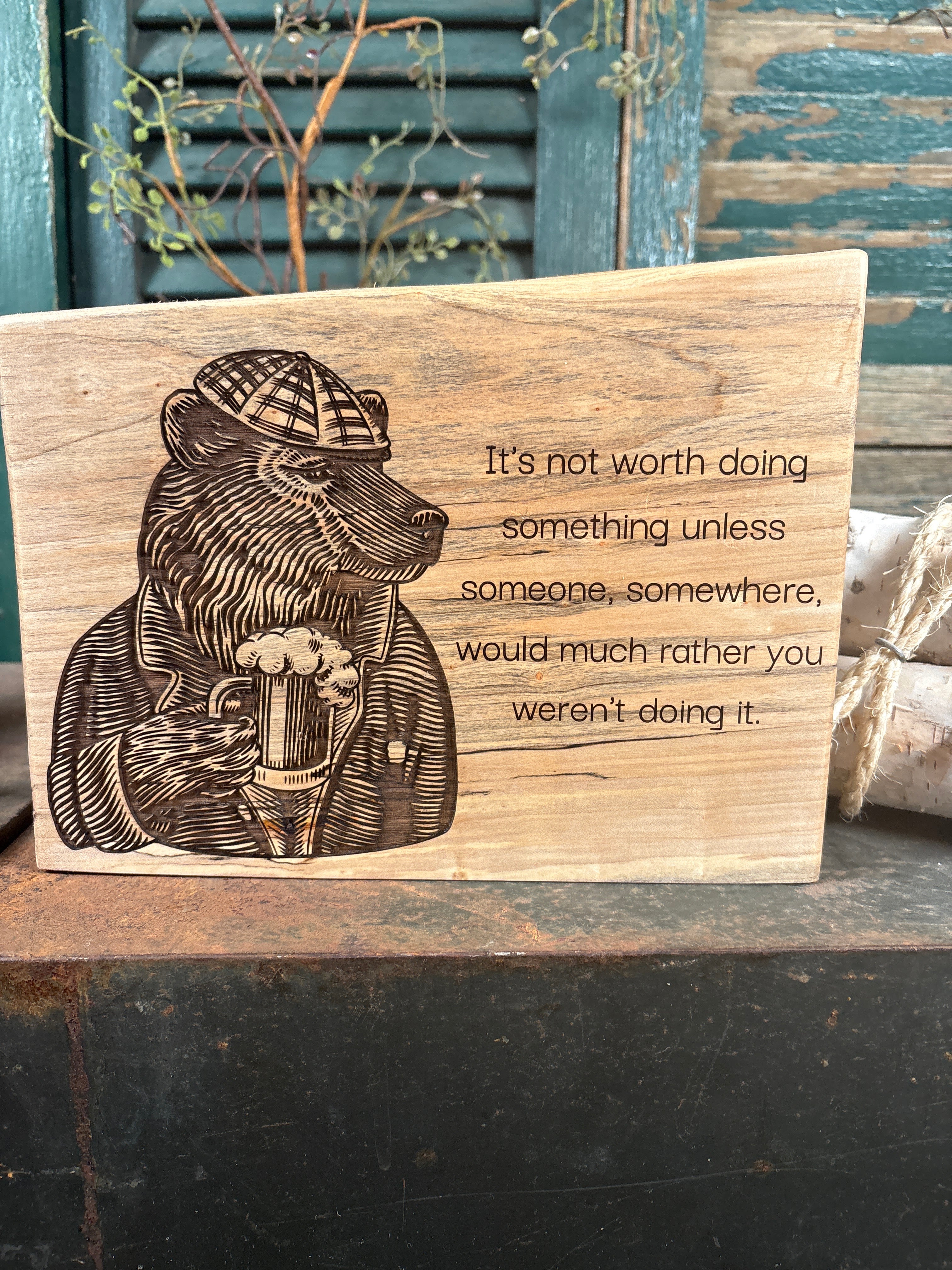 Worth Doing on Spalted Maple