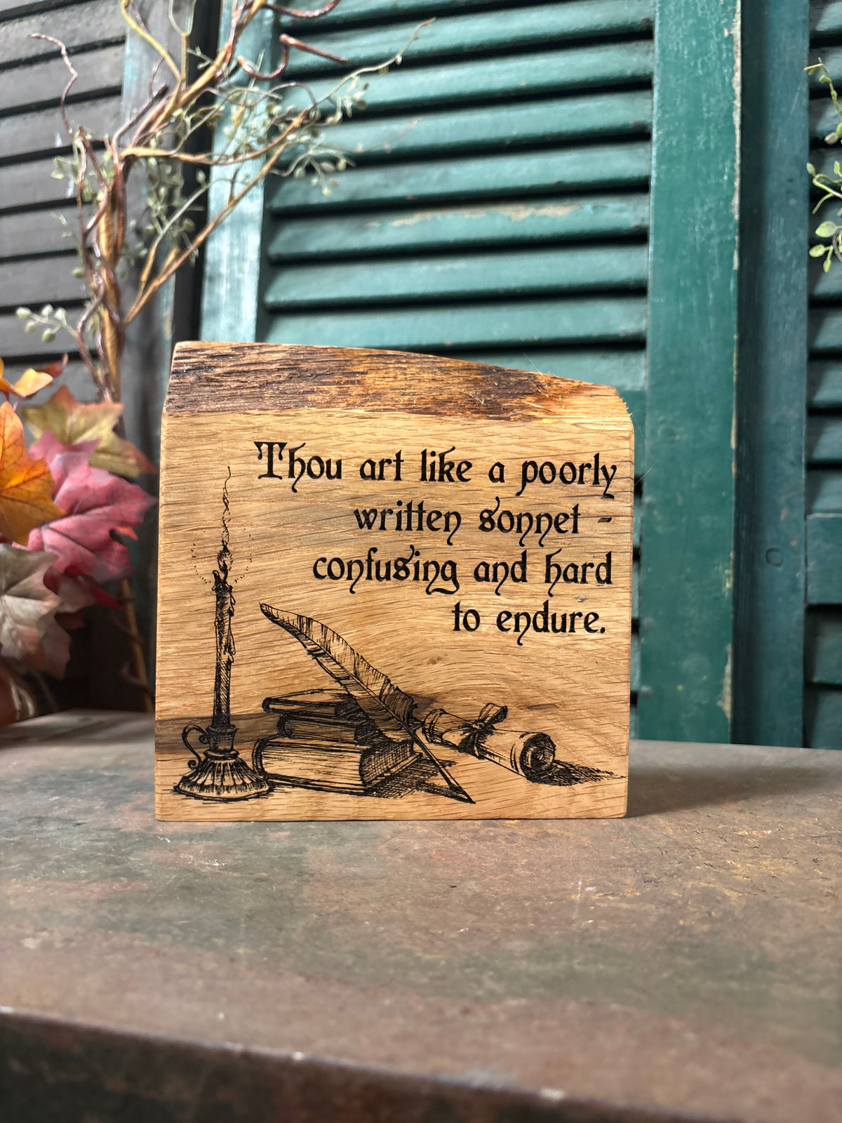 A Poorly Written Sonnet on Oak