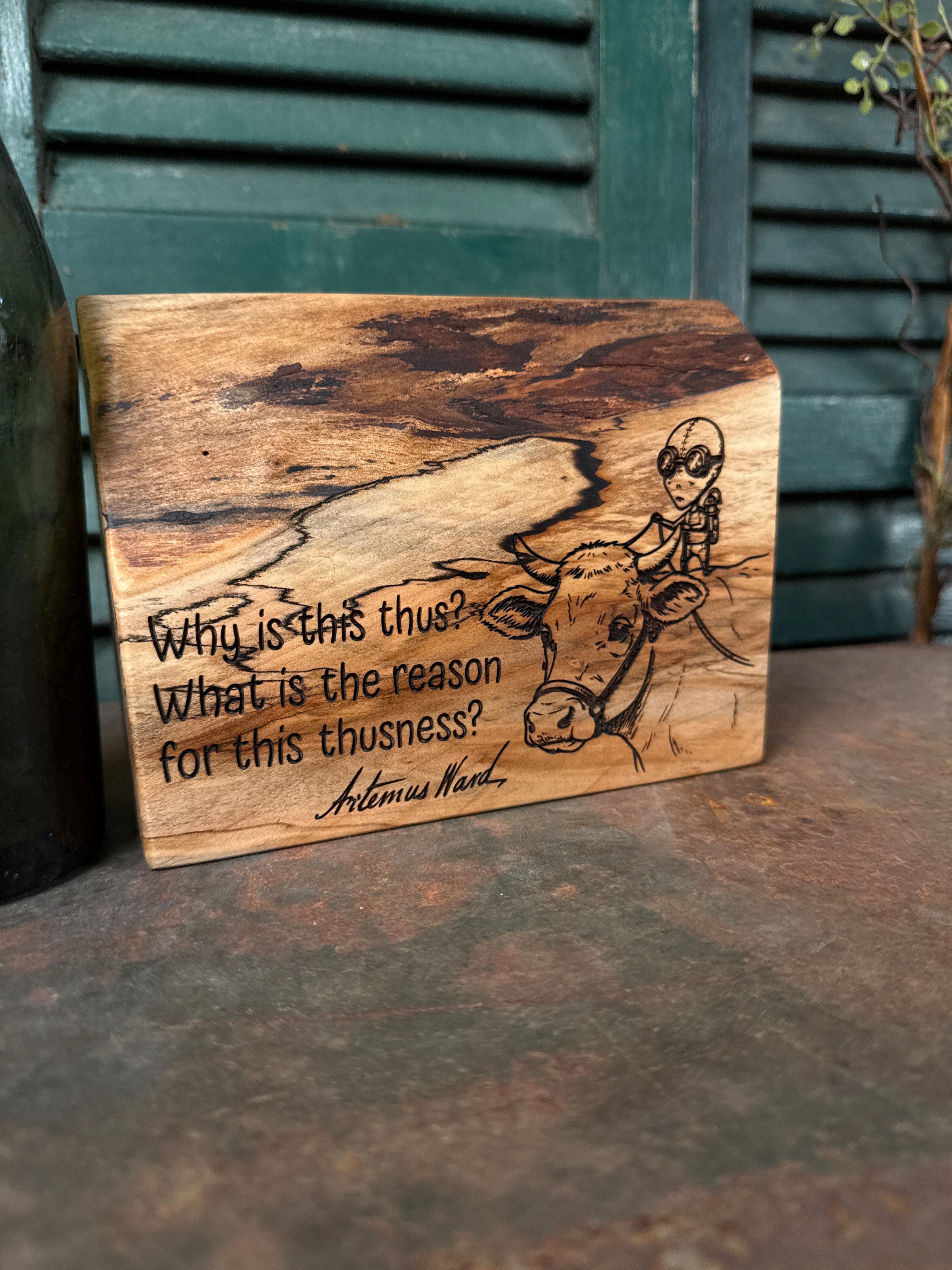 Why is This Thus? on Spalted Maple