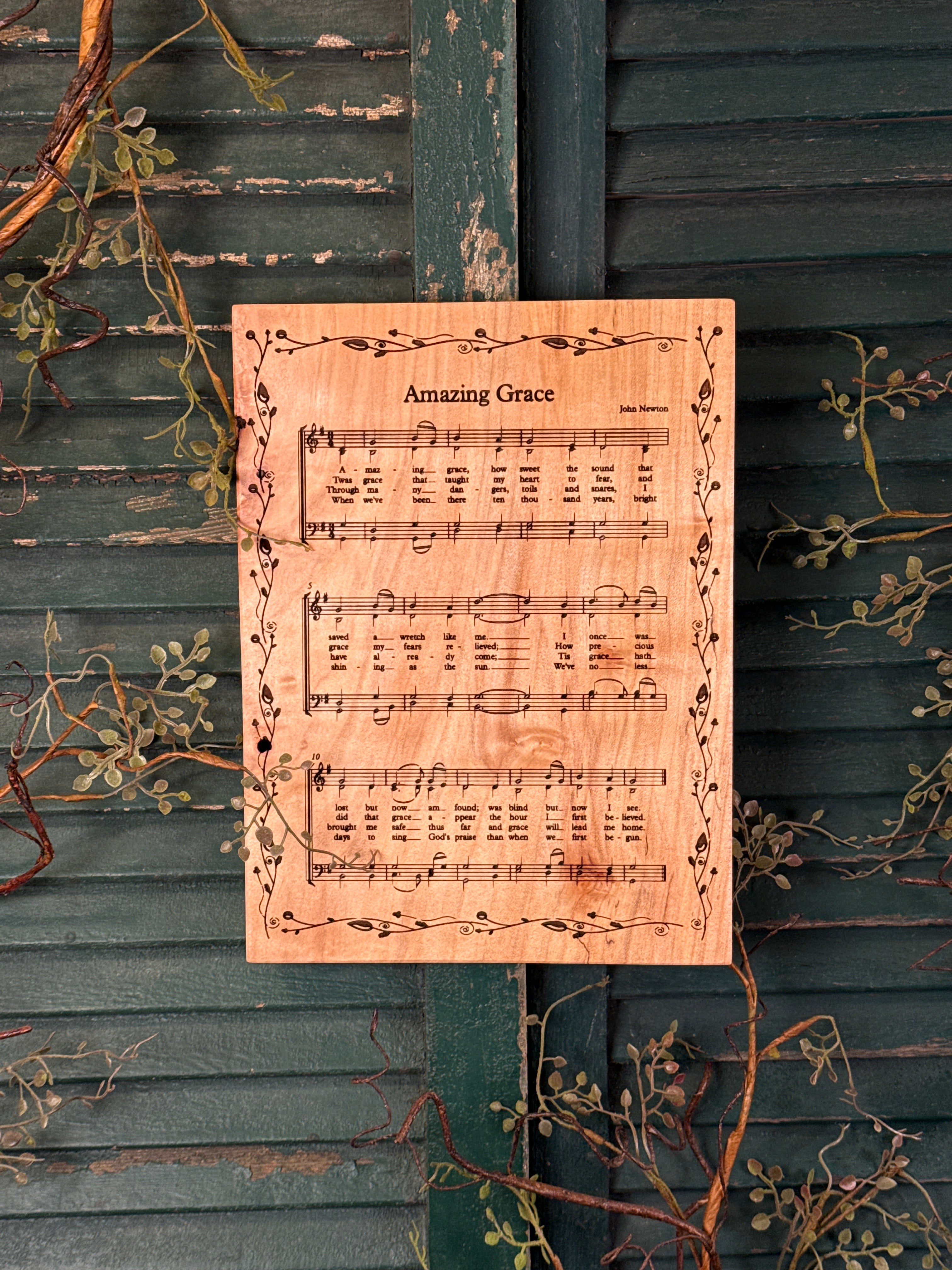 Song: Amazing Grace on Maple