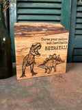 Curse your Sudden, but Inevitable Betrayal! on Spalted Maple