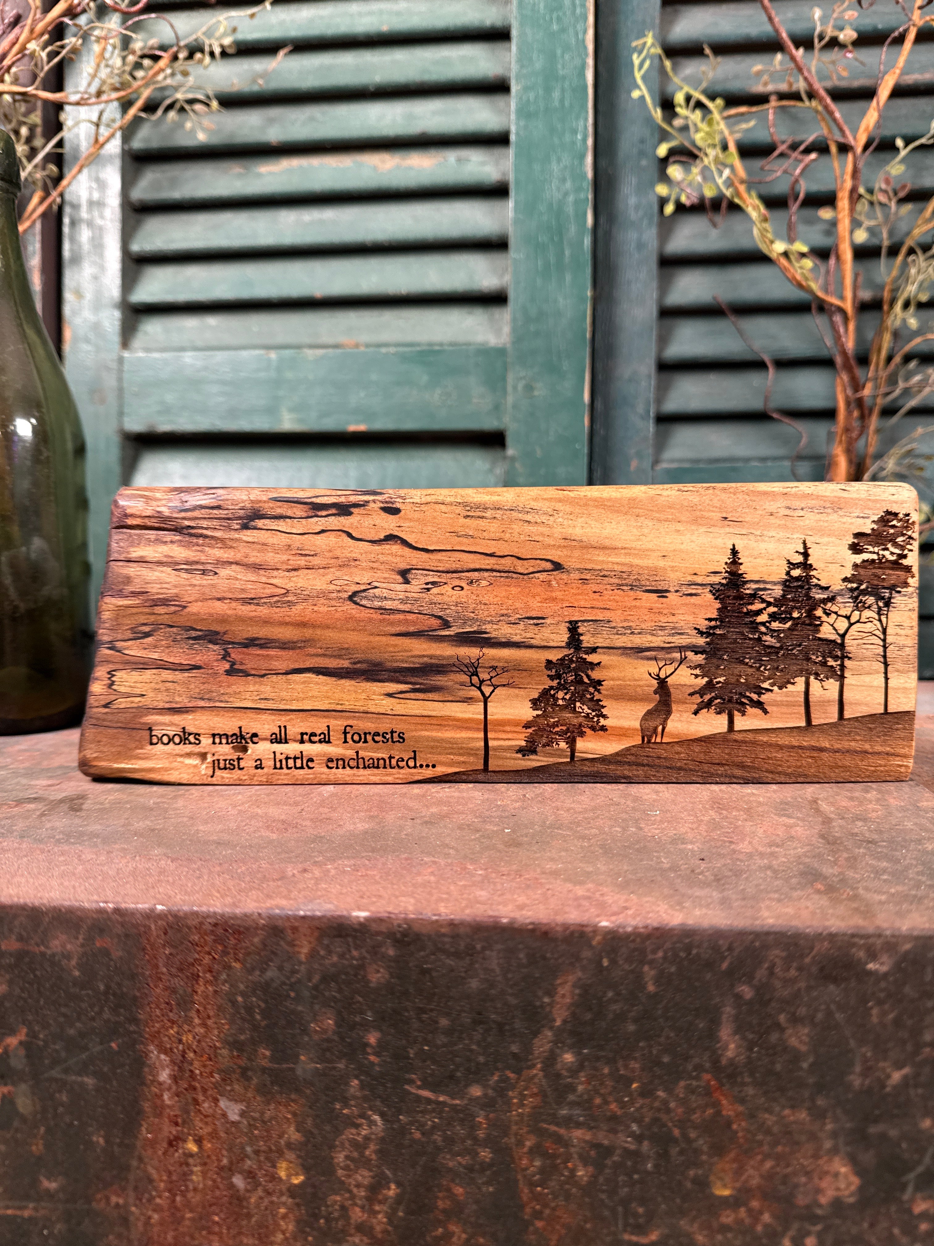 Enchanted Forests on Spalted Maple
