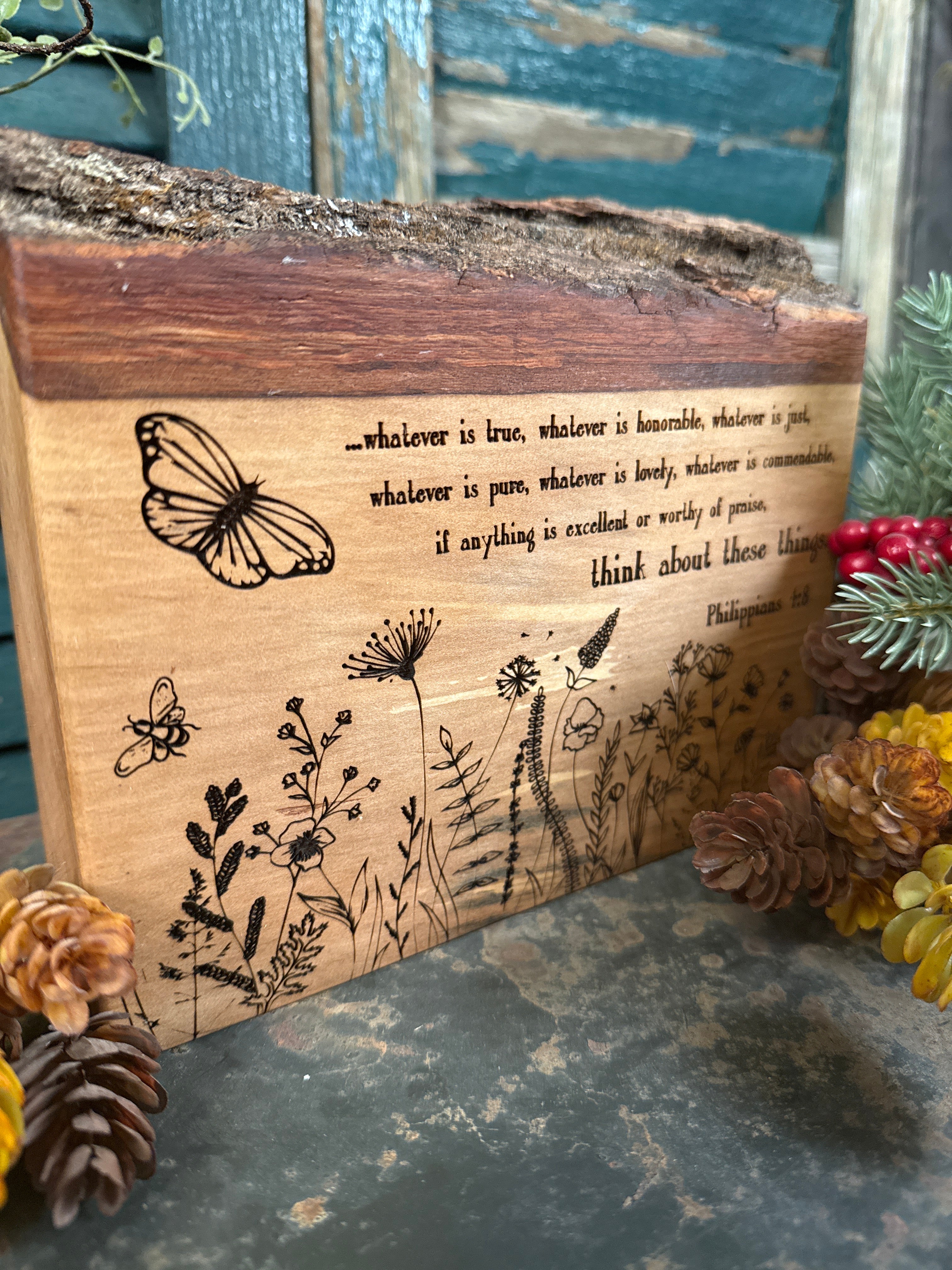 Phil 4:8 on Sweetgum