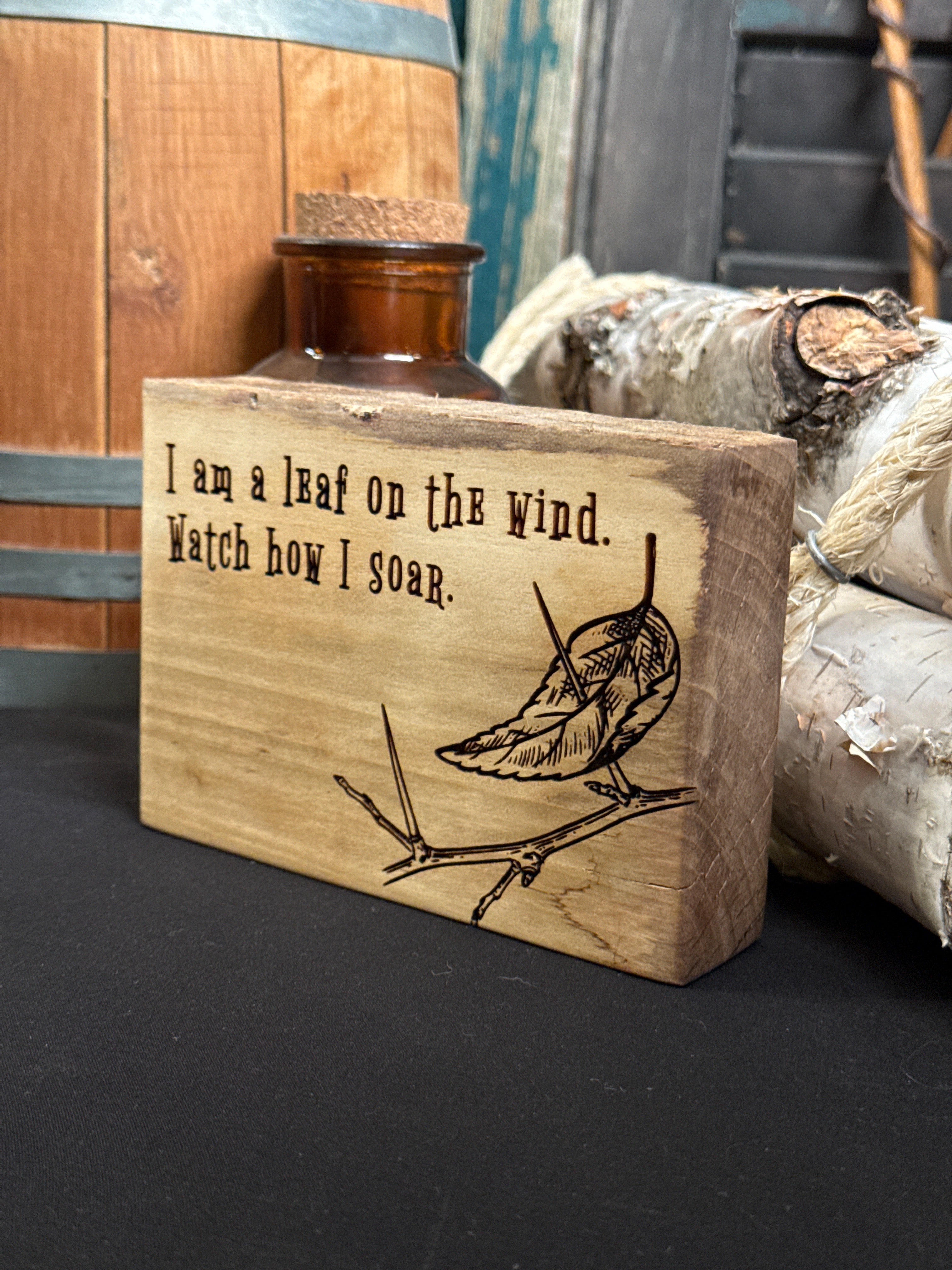 I am a Leaf on the Wind on Poplar