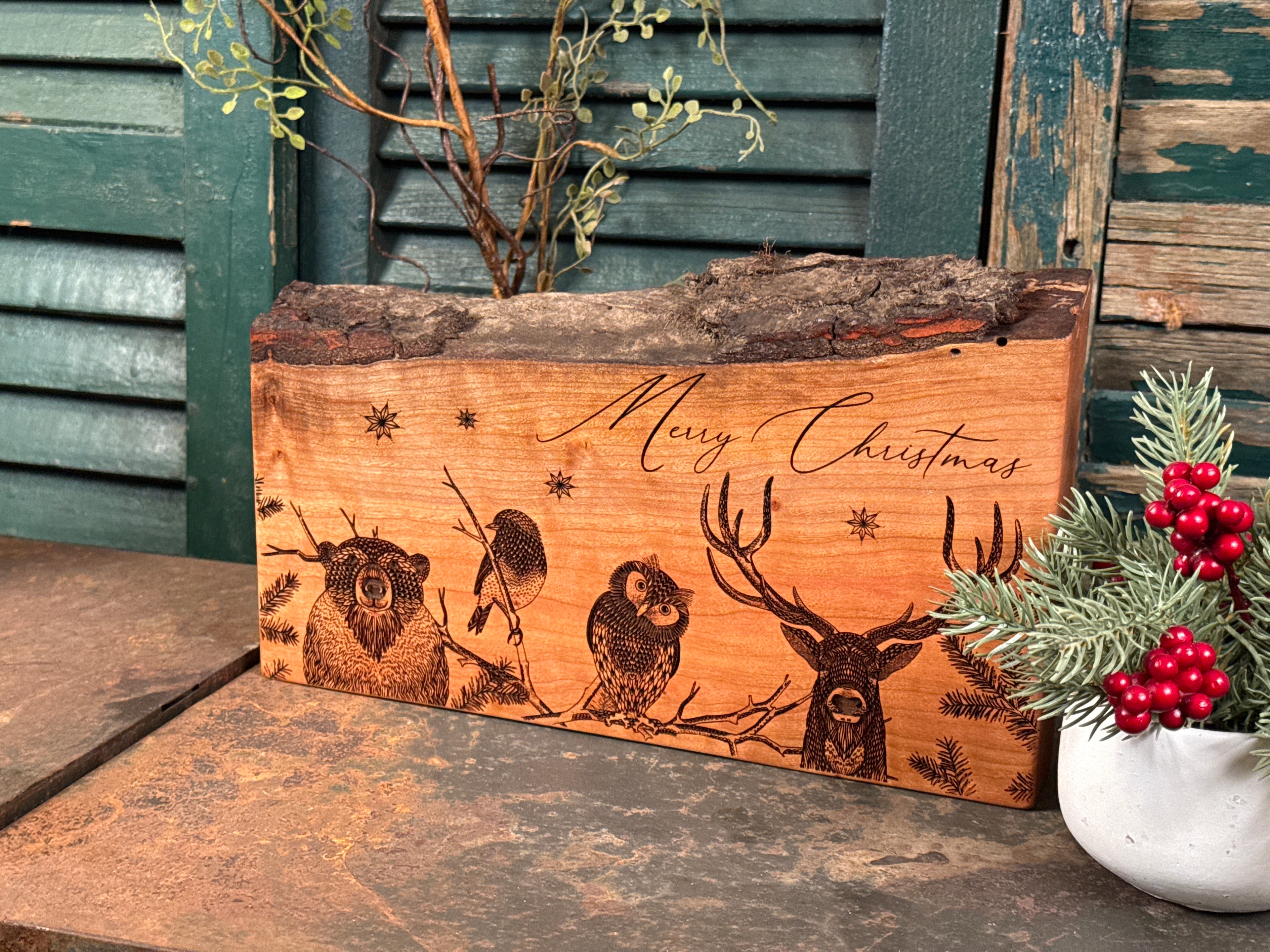 Merry Christmas Animals 2 on Cherry