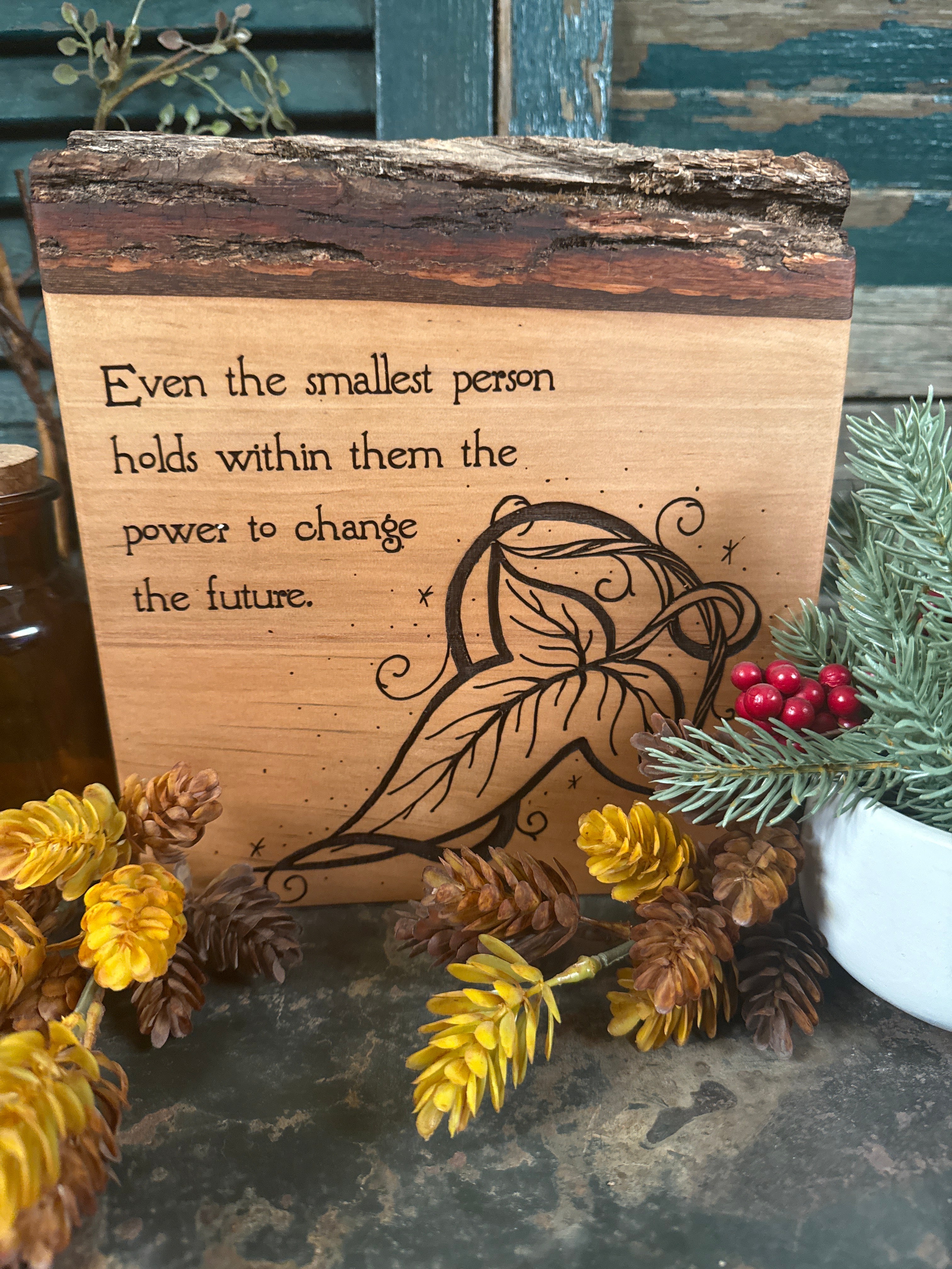 Smallest Person on Sweetgum