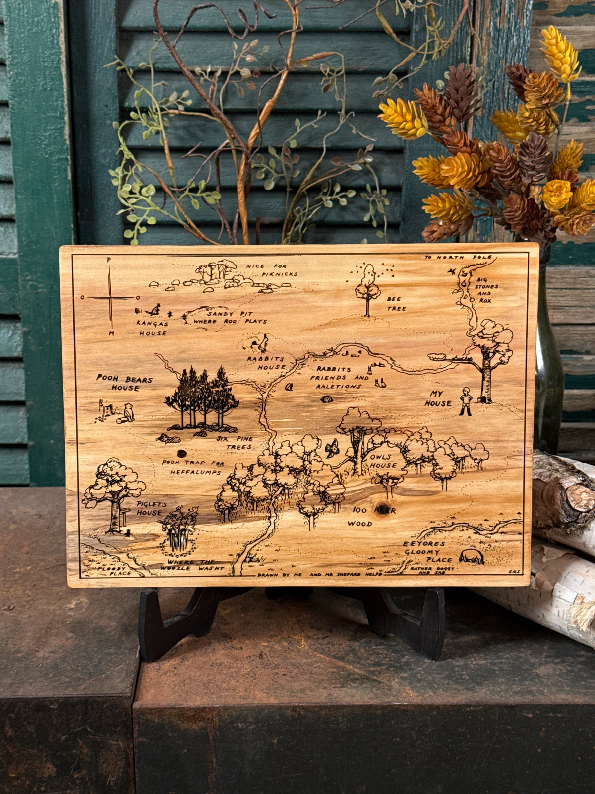 100 Aker Wood on Spalted Maple