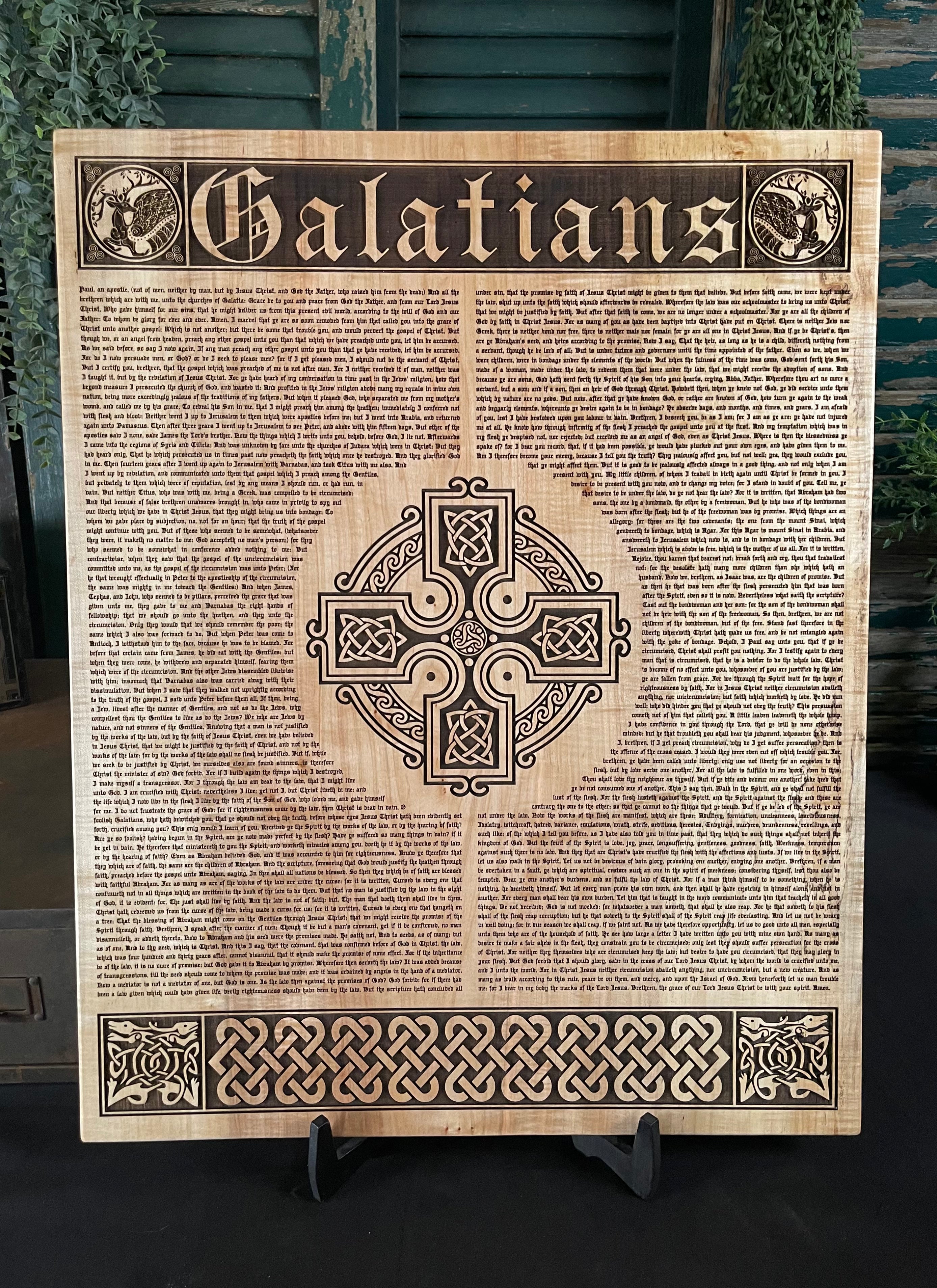 Book of Galatians on Maple