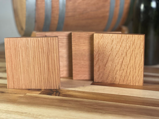 Barrel Stave Coasters